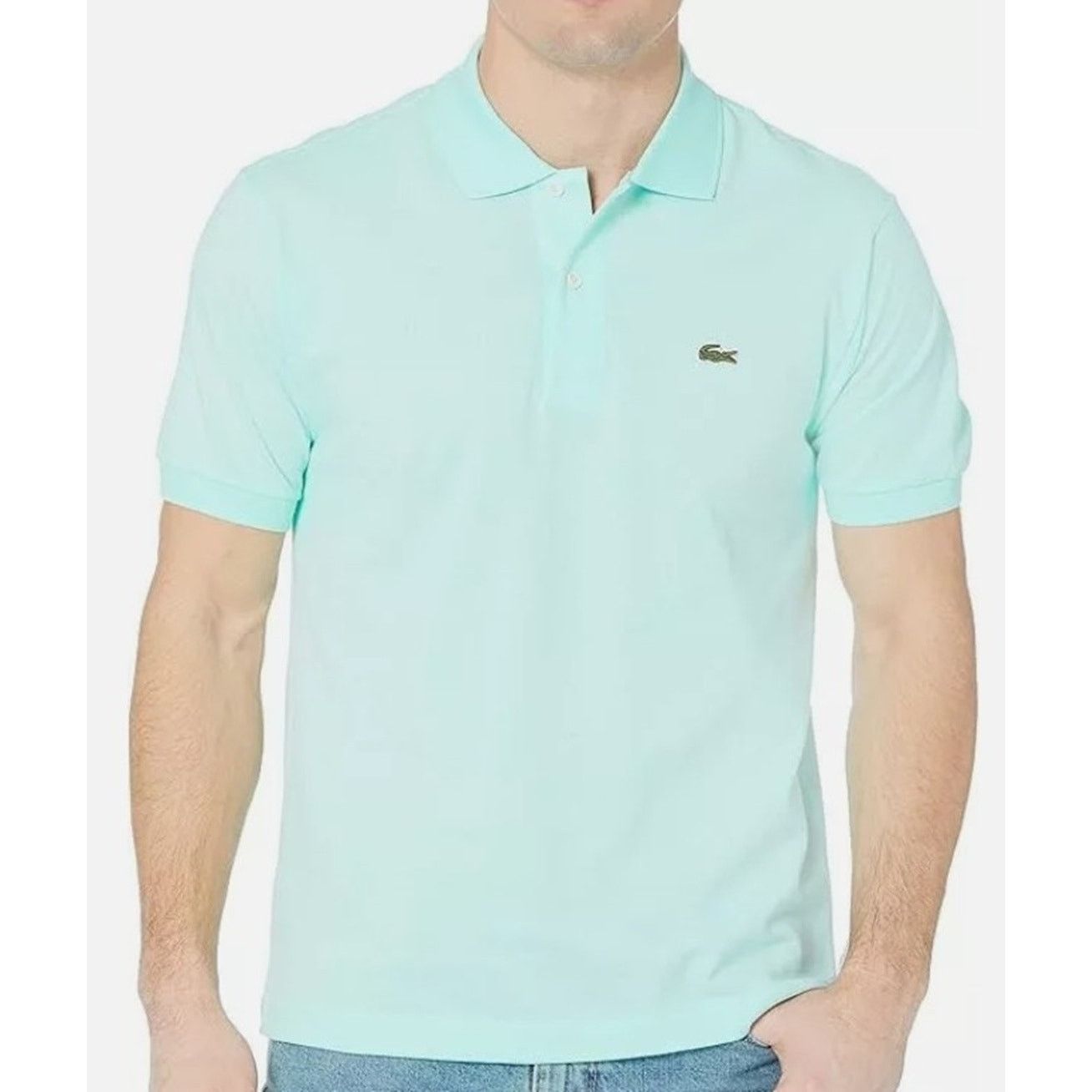 Lacoste Lacoste Mens Short Classic Chine L.12.12 Polo S Mint XL Size US XL / EU 56 / 4 - 1 Thumbnail
