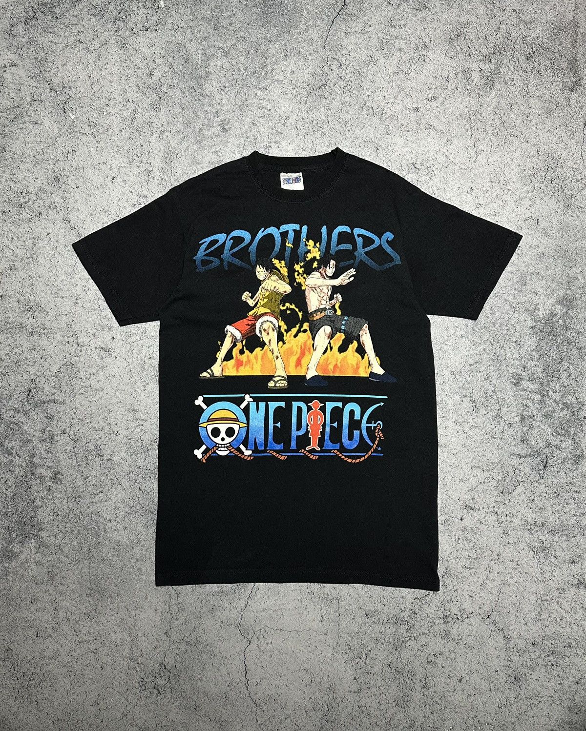 Anime Vintage One Piece Anime Tee Rare Print Japanese Movie Size US S / EU 44-46 / 1 - 1 Thumbnail