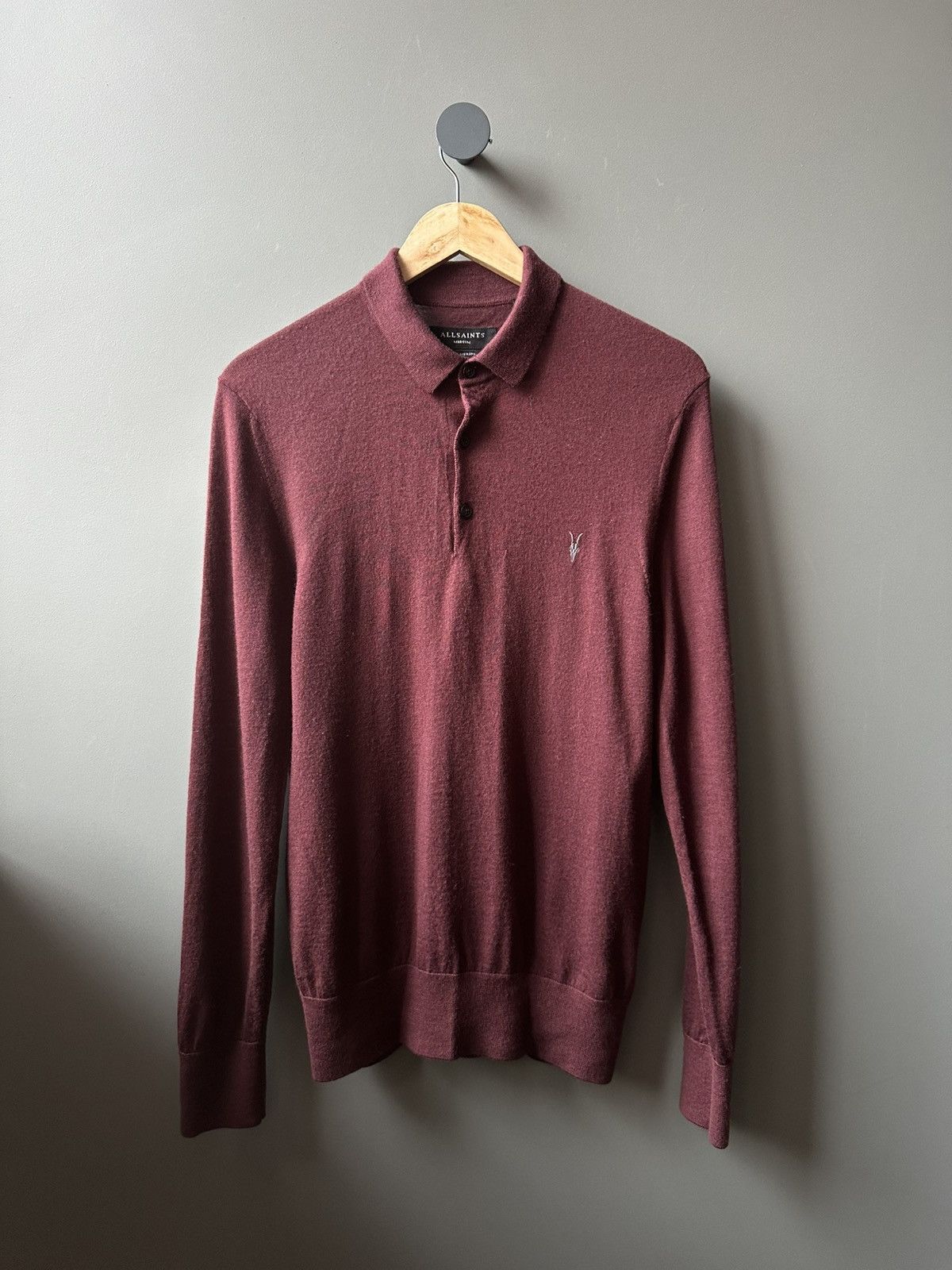 Allsaints All Saints Mode Merino LS Polo Sweater Size M Size US M / EU 48-50 / 2 - 1 Thumbnail