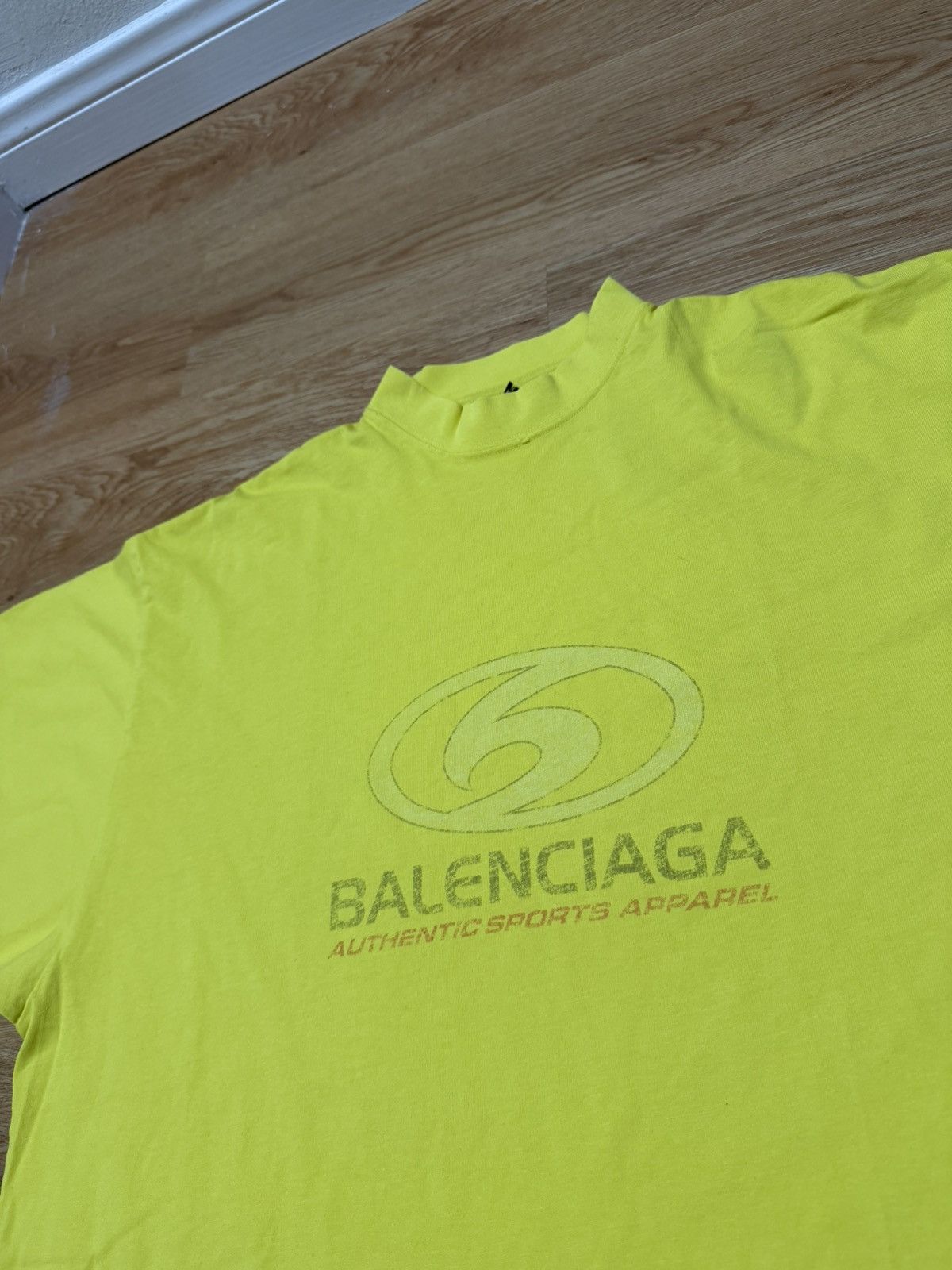 Balenciaga Balenciaga Ringer Yellow shirt Size US L / EU 52-54 / 3 - 2 Thumbnail
