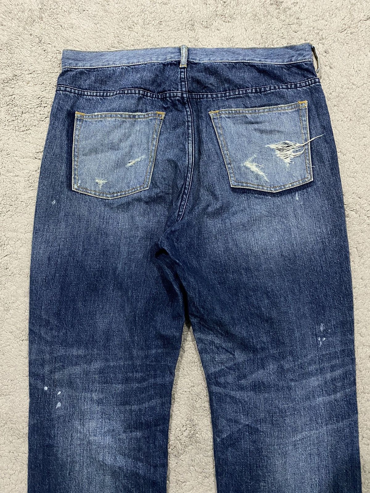 Kapital Global work Patchwork Distressed Style Size US 35 - 12 Thumbnail