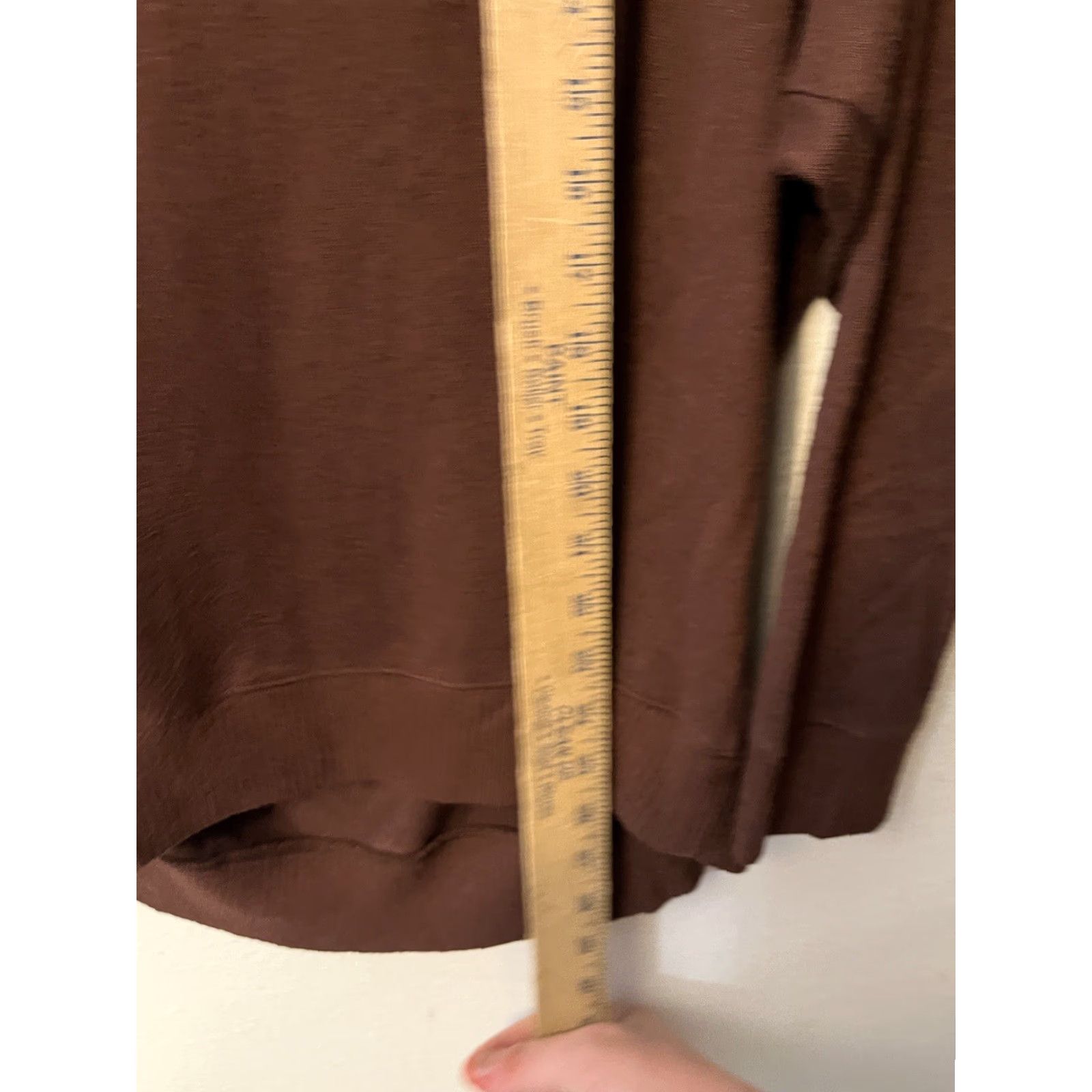 Express Express NWT Women's Medium Sweater Brown Cowl Neck - Cape Style, Size M, Brand Express Size M / US 6-8 / IT 42-44 - 4 Thumbnail