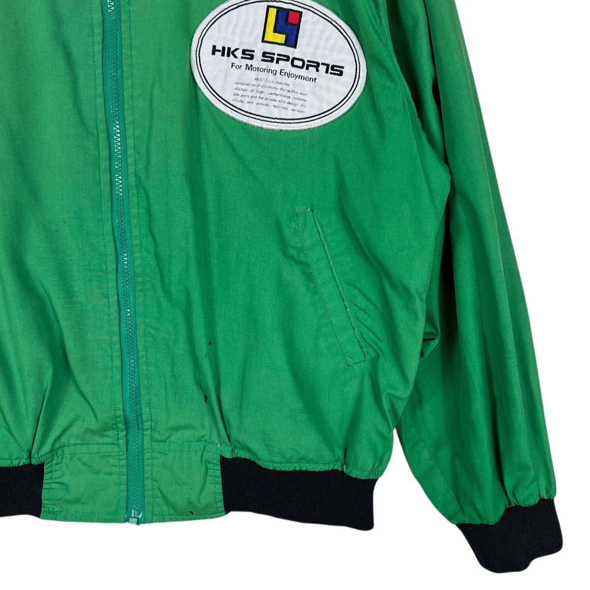 Sports Specialties Vintage HKS Racing Tuning Light Bomber Jacket Size US M / EU 48-50 / 2 - 6 Thumbnail