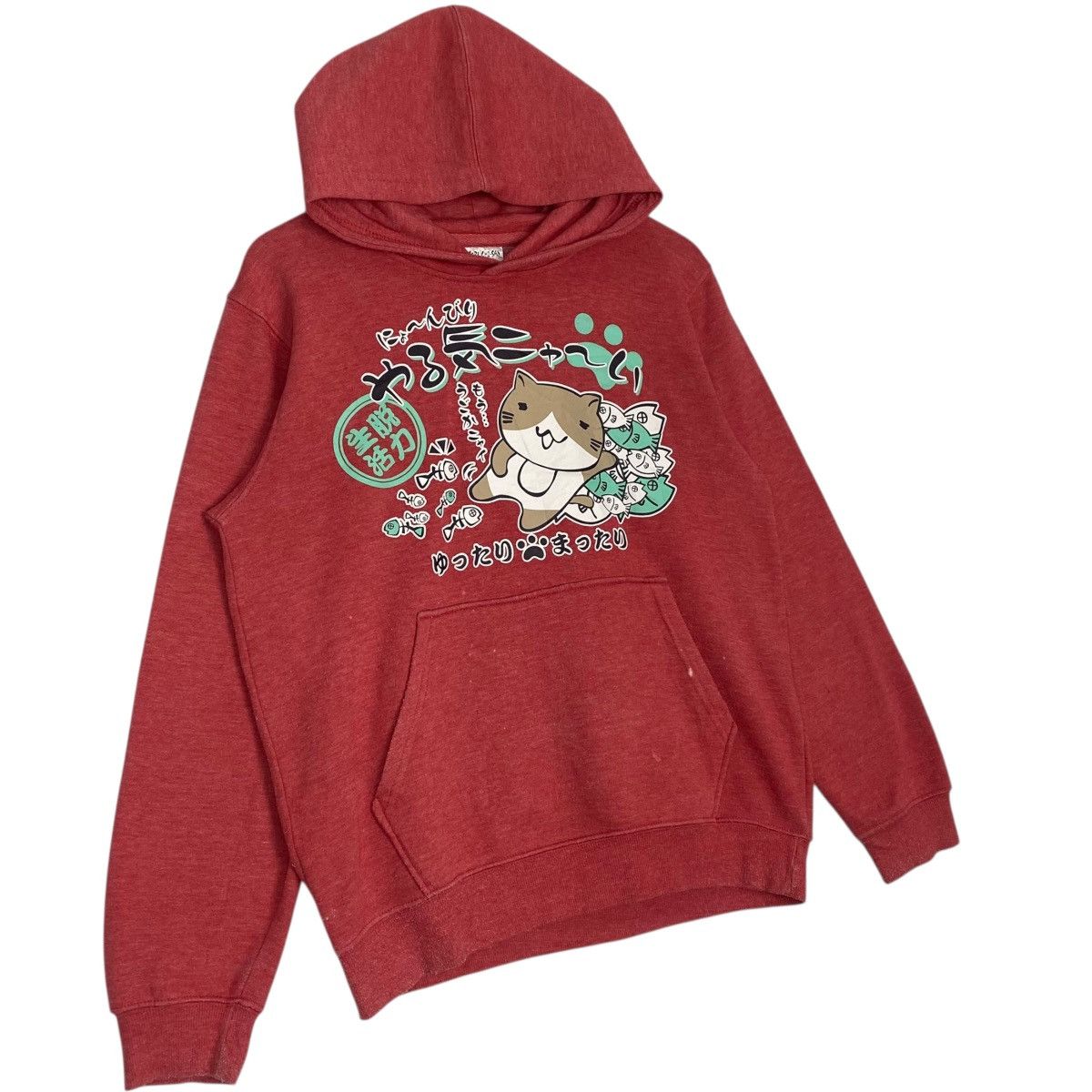 Vintage Vintage Necobuchisan Hoodie Sweater Red Big Logo Size M Size US M / EU 48-50 / 2 - 2 Thumbnail