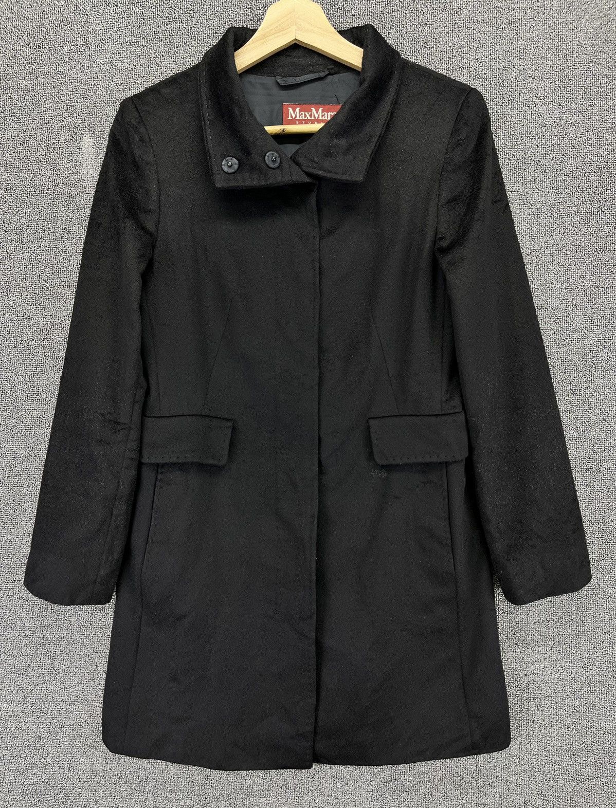 Max Mara Vintage Max Mara Studio Wool Jacket Size XS / US 0-2 / IT 36-38 - 1 Thumbnail