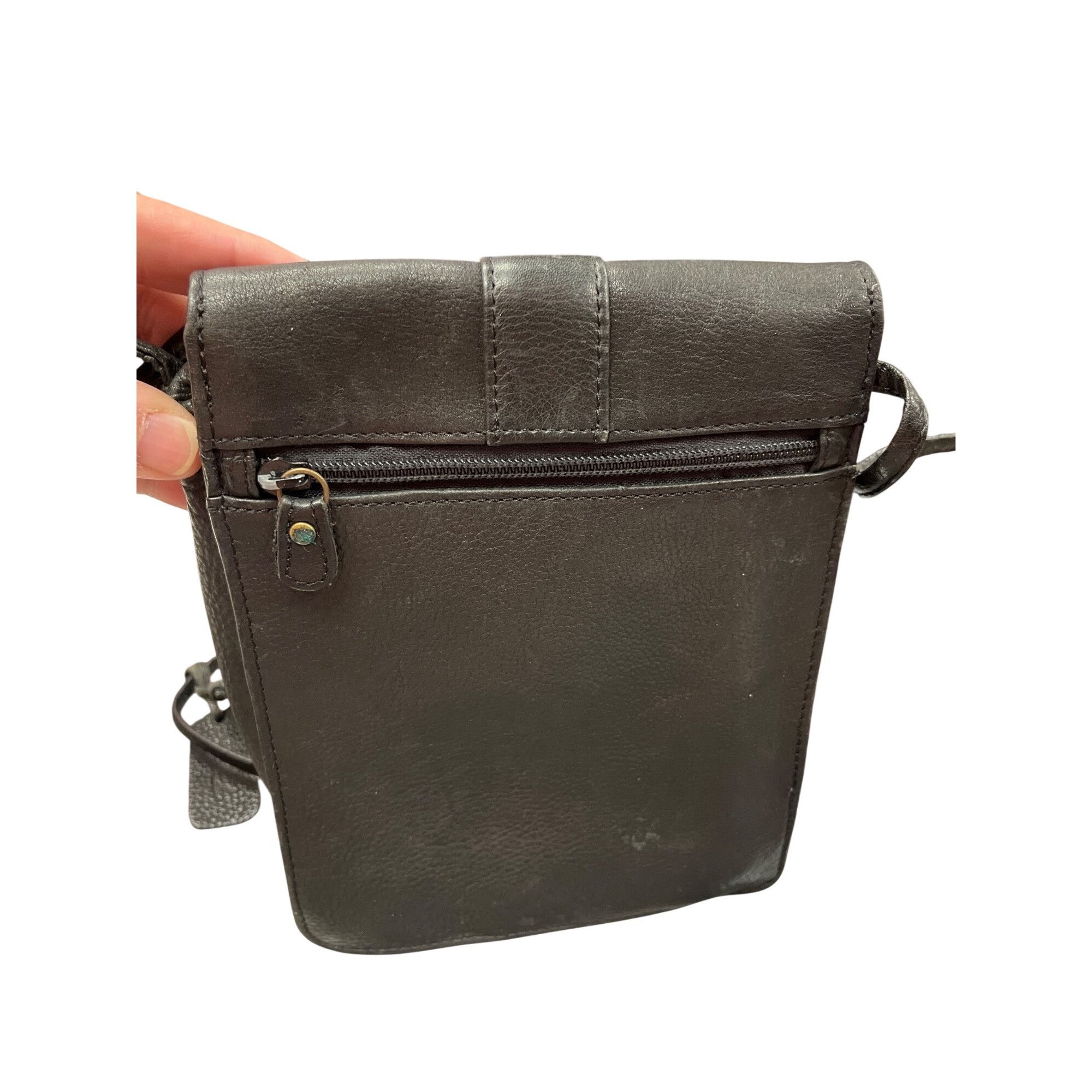 Fossil Fossil VTG wms black leather crossbody shoulder bag 8"x6.5"x Size ONE SIZE - 5 Thumbnail