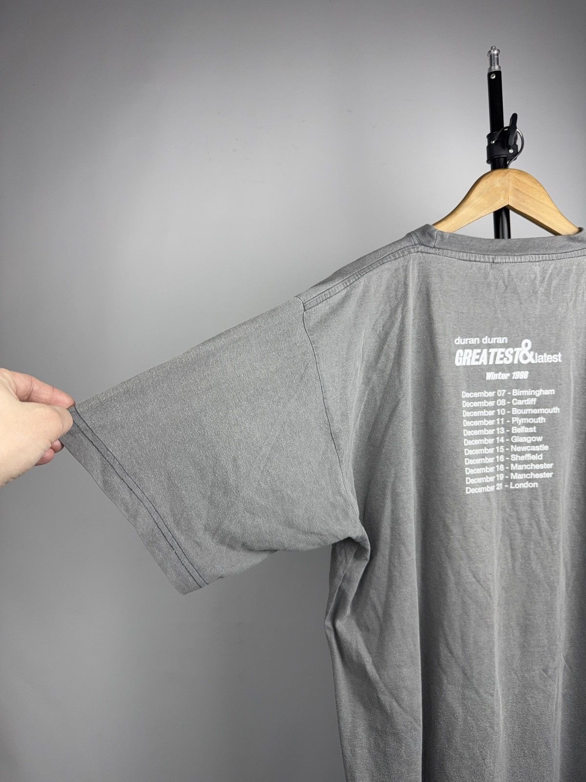 Band Tees Vintage 1998 Duran Duran Greatest & Latest Tour Tee Size US XL / EU 56 / 4 - 13 Thumbnail