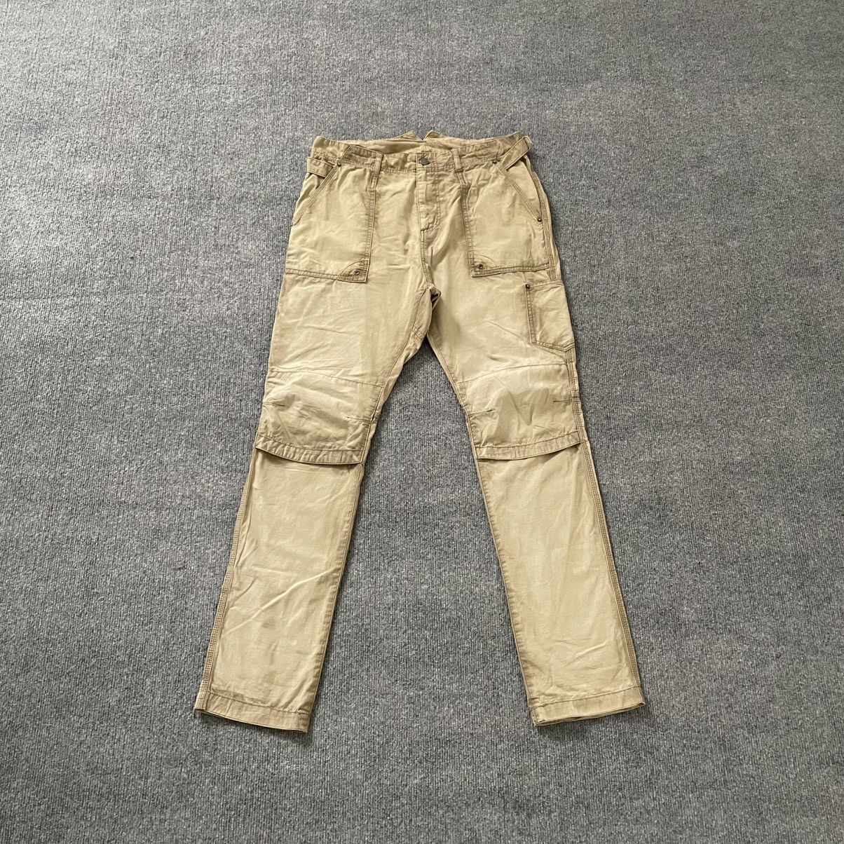 PPFM Japanese PPFM Military Cargo Pants Khaki Size US 33 - 1 Thumbnail