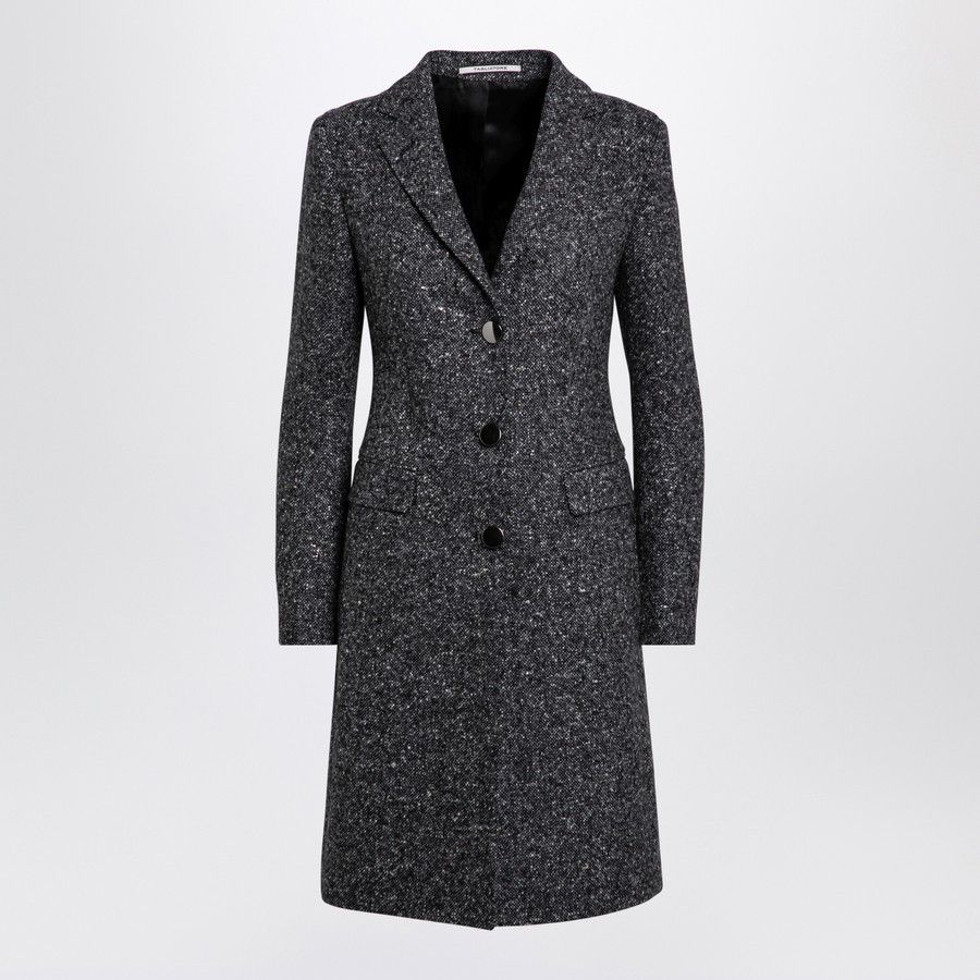 Tagliatore o1d2blof1024 Single-Breasted Coat In Black Size M / US 6-8 / IT 42-44 - 1 Thumbnail