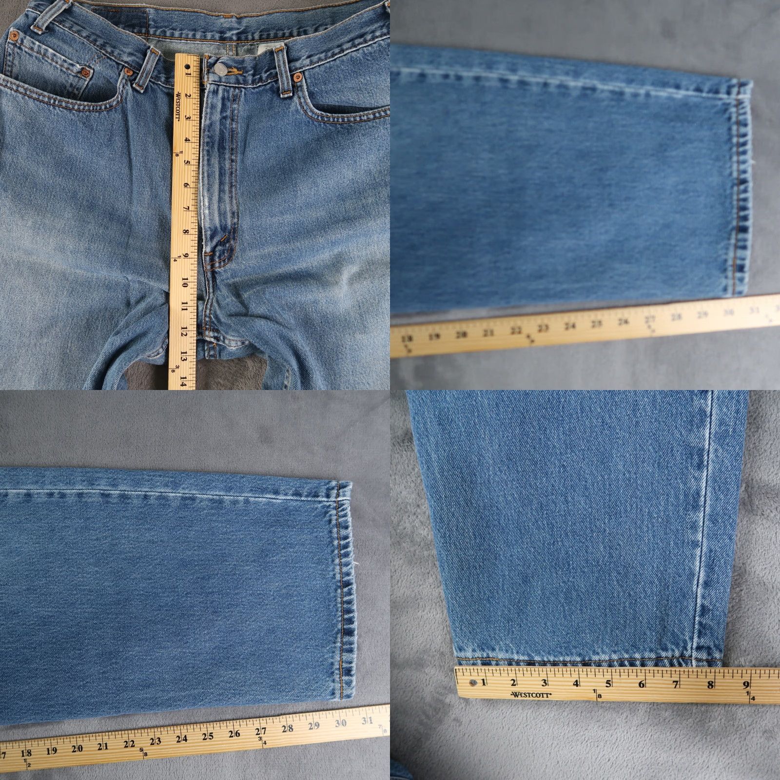 Levi's VINTAGE Levi's 550 Jeans Men 38x32 Denim Blue 90s Relaxed Fit 5-Pocket Canada Mens Size US 38 / EU 54 - 9 Thumbnail