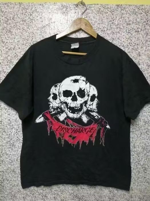 Band Tees × Vintage VINTAGE 00s BAND PUNK DISCHARGE VERY RARE Size US M / EU 48-50 / 2 - 1 Thumbnail