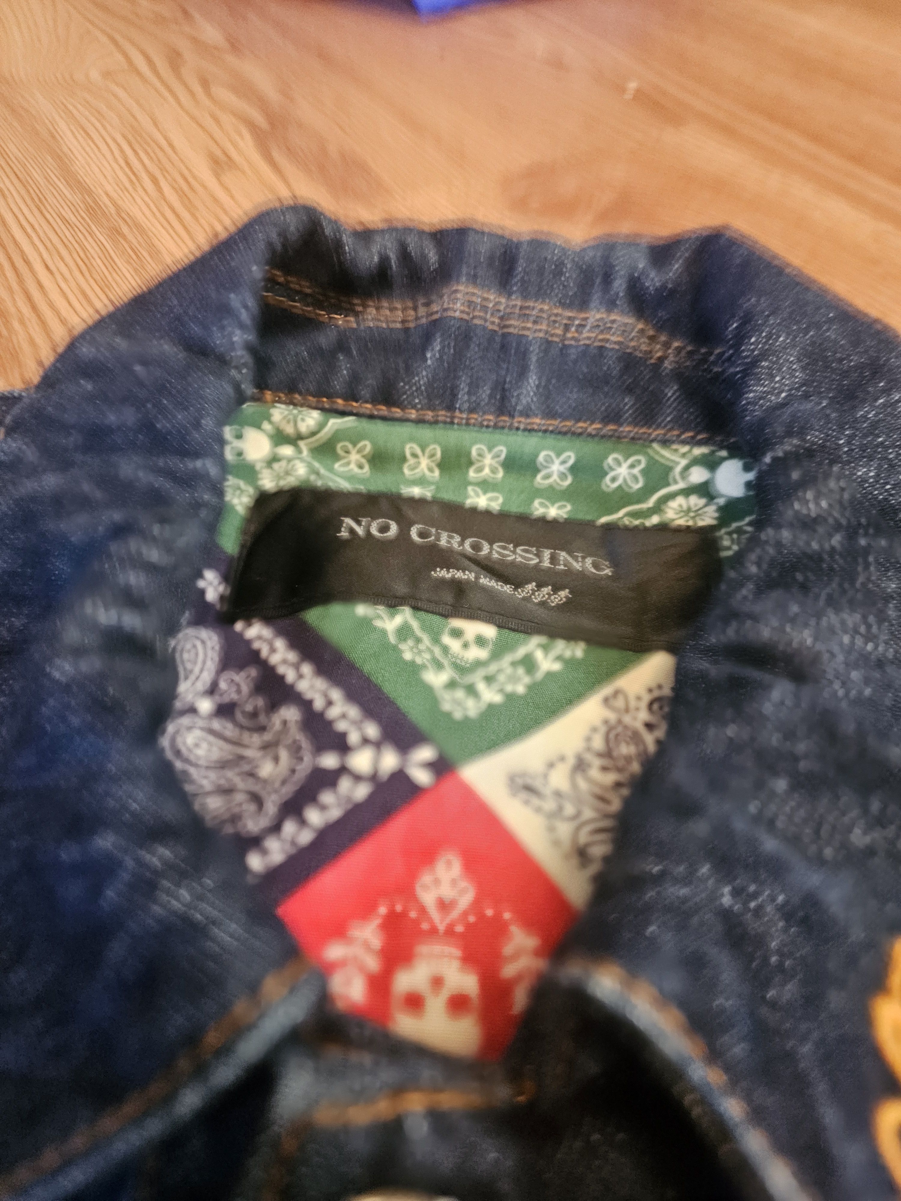 Japanese Brand Vintage No Crossing Japan Western Denim Jacket Size US M / EU 48-50 / 2 - 9 Thumbnail