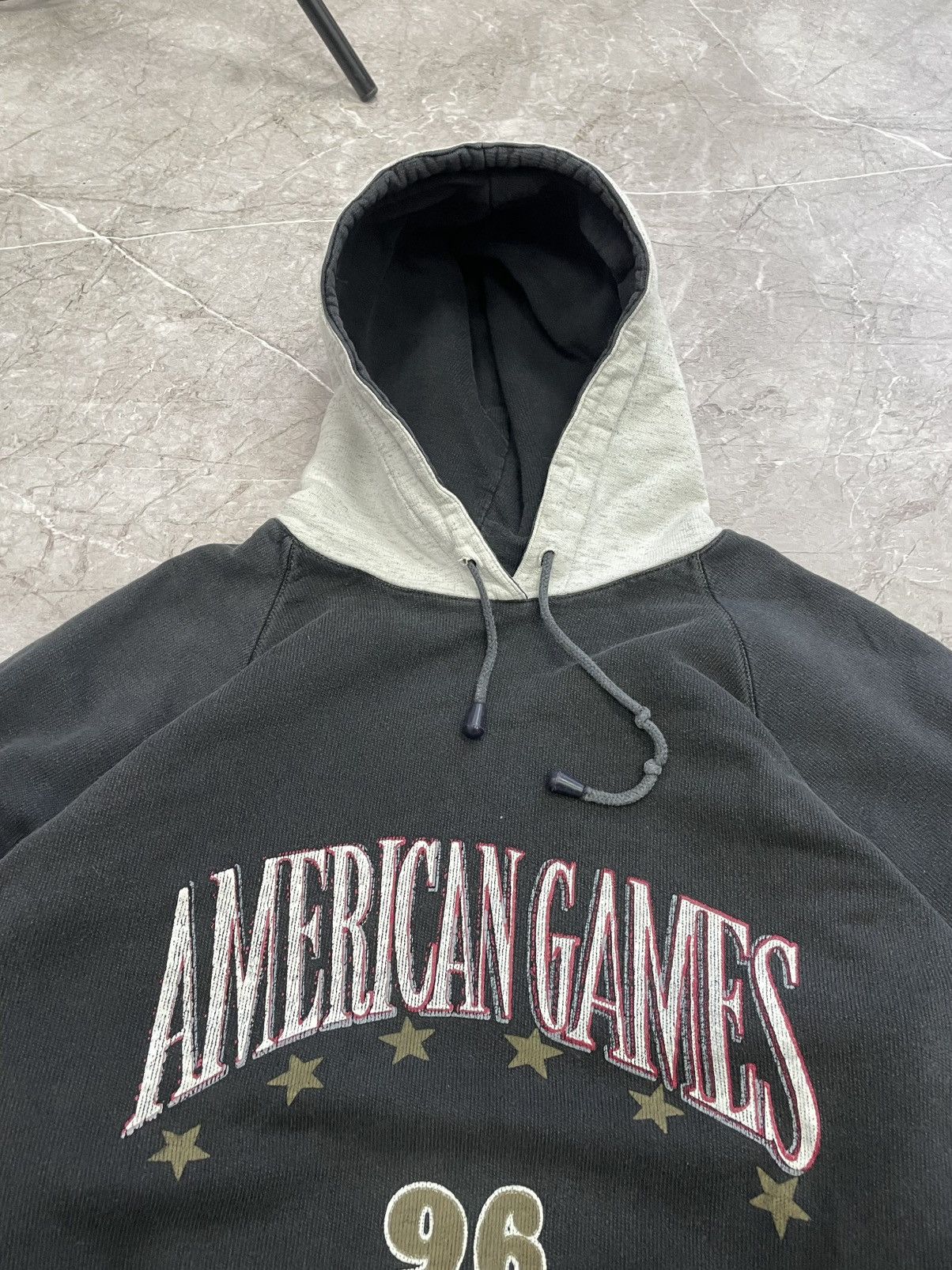 Vintage VINTAGE Y2K BOXY RETRO HOODIE AMERICAN GAMES 90s STREETWEAR Size US L / EU 52-54 / 3 - 8 Thumbnail