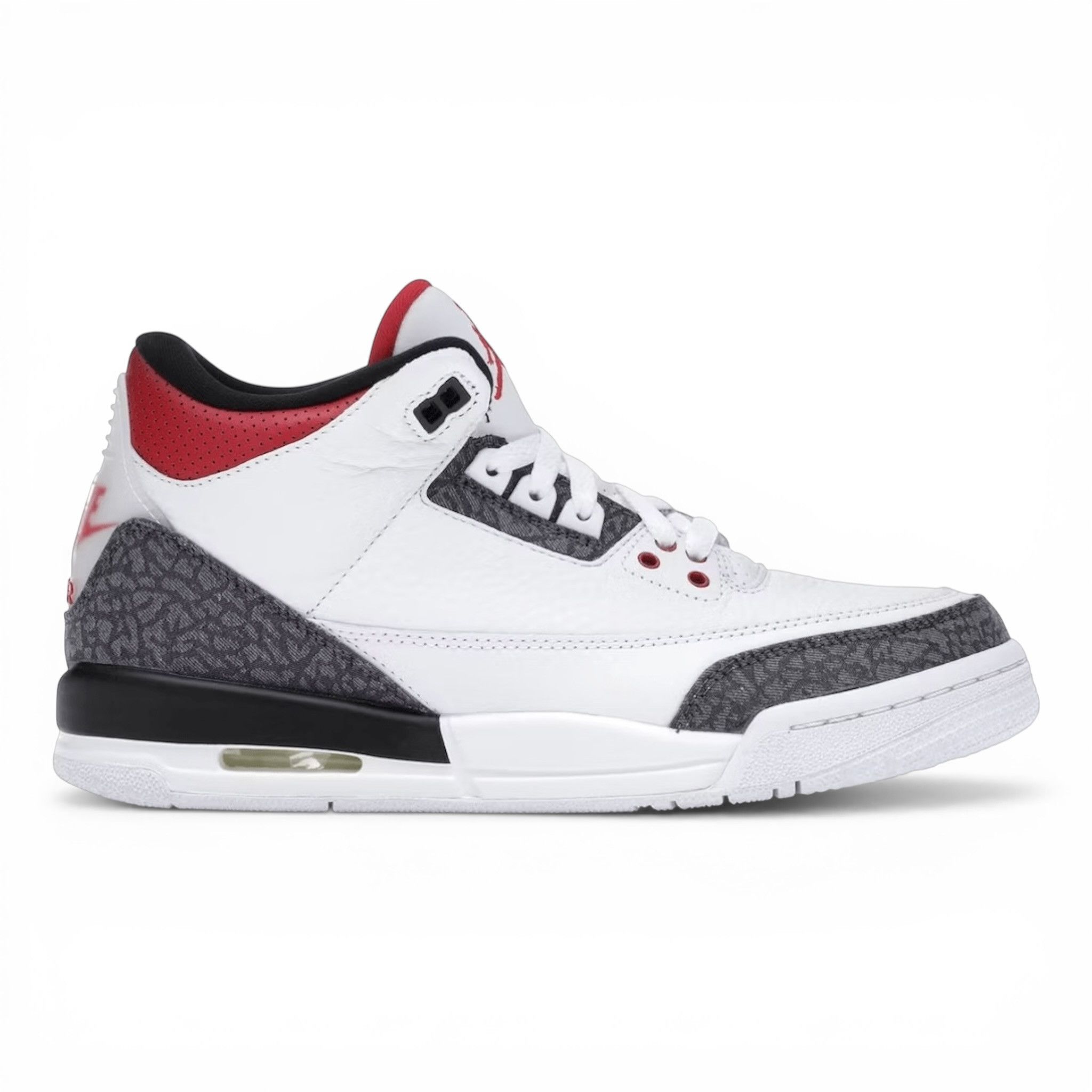 Nike 3 Retro SE Fire Red Denim (GS) Size US 7 / EU 40 - 1 Thumbnail