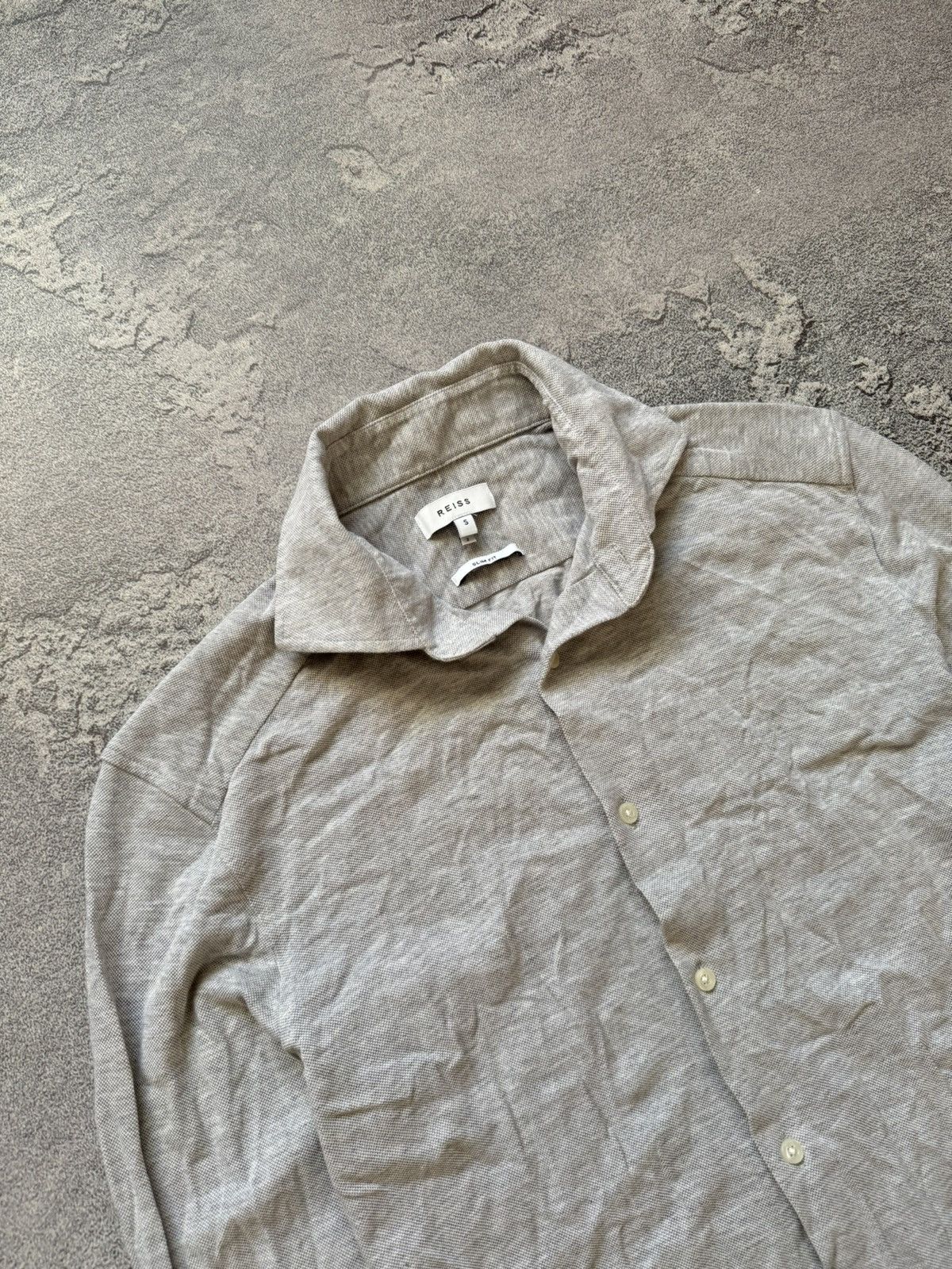 Designer × Reiss Reiss S button up shirt long sleeve polo dress Size US S / EU 44-46 / 1 - 2 Thumbnail