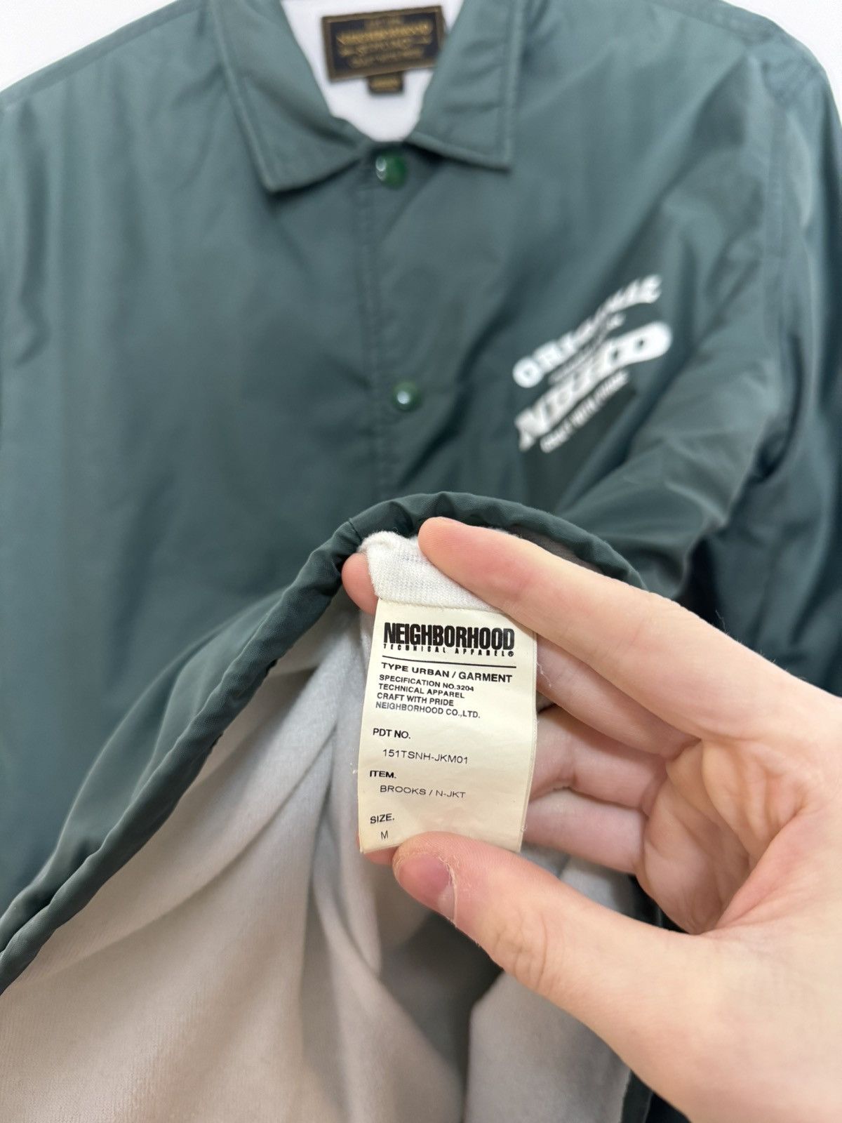 Neighborhood NEIGHBORHOOD Japan Workwear Coach Jacket OG NBHD Green Size US M / EU 48-50 / 2 - 10 Thumbnail