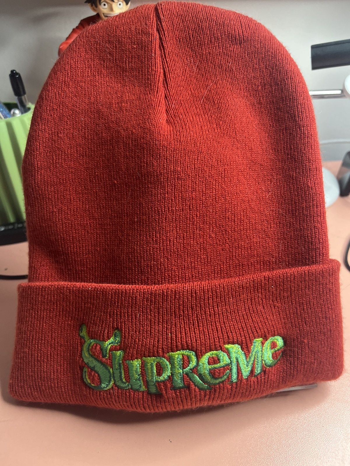 Supreme Supreme Beanie Shrek lettering Size ONE SIZE - 3 Thumbnail