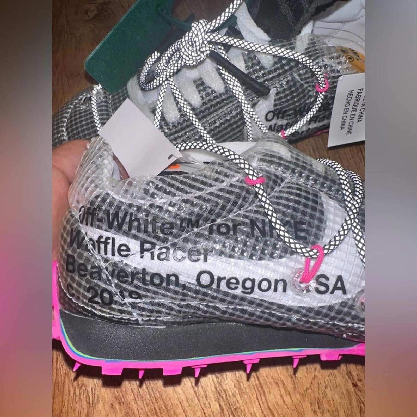 Nike Nike Waffle Racer Off-White Black (Women's) Size US 8 / IT 38 - 8 Thumbnail