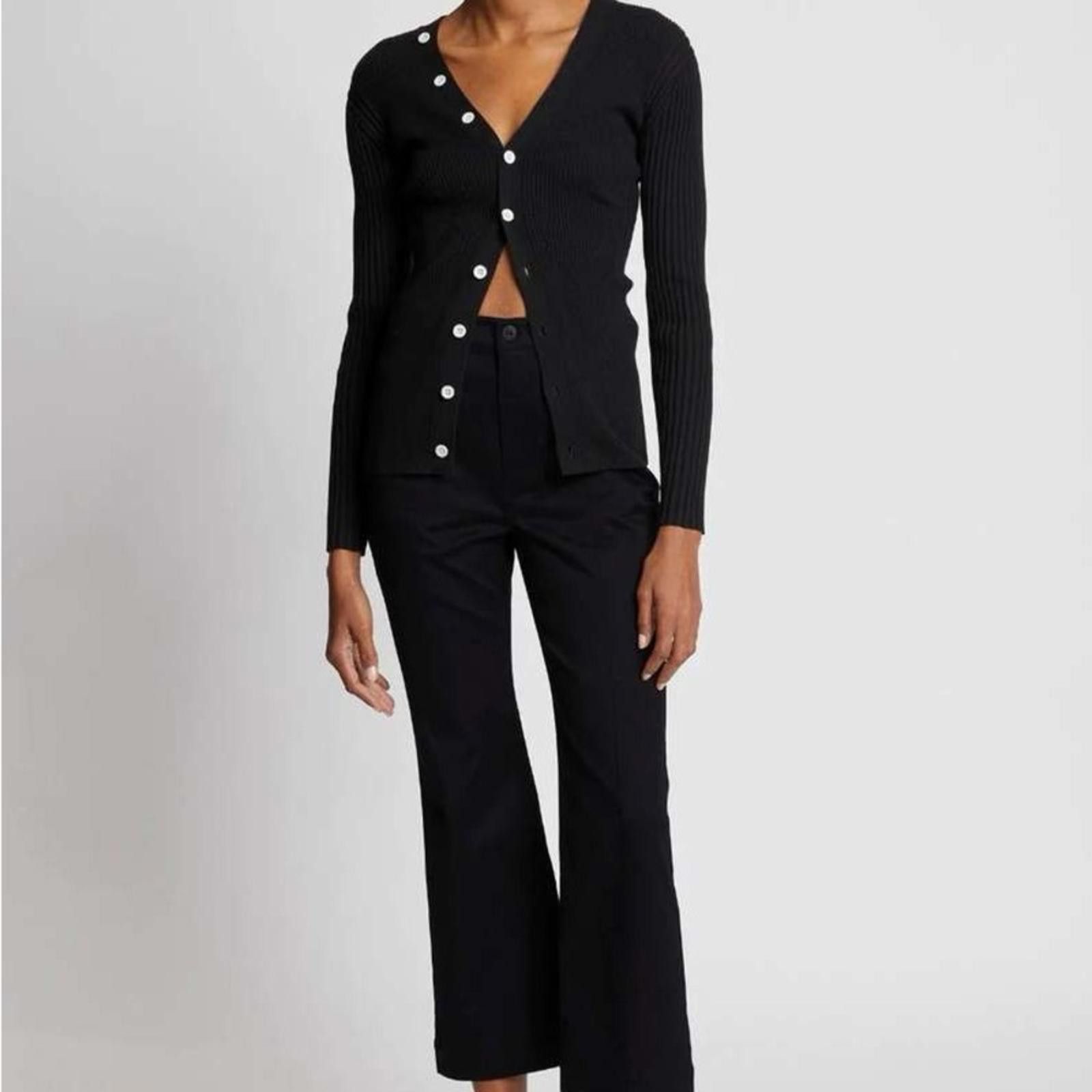 Other Proenza Schouler White Label Cropped Flare Trousers Size 4 Size 27" / US 4 / IT 40 - 1 Thumbnail
