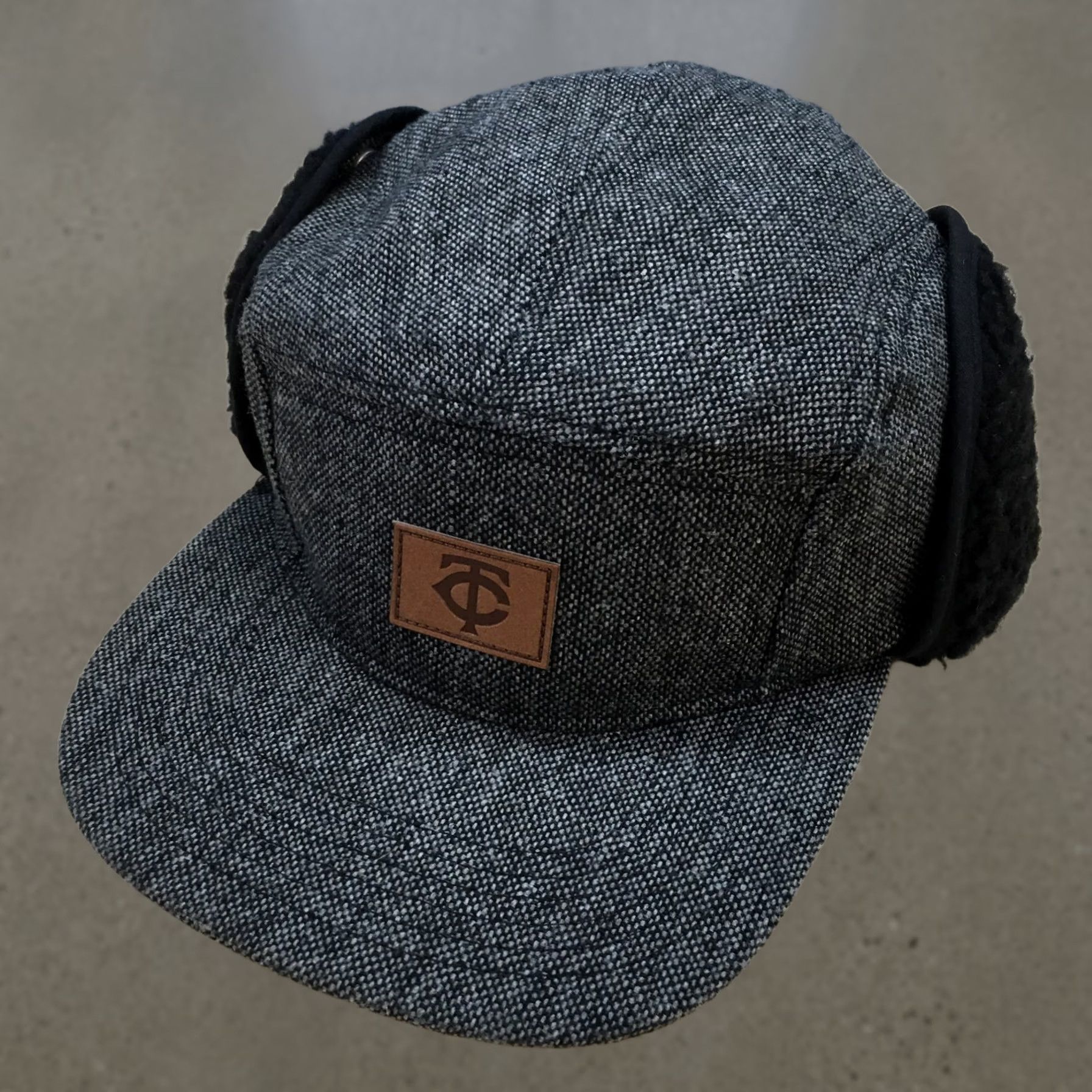 Twins Minnesota Twins Pepsi Bomber Hat Mens Black OS Adjustable Ear Flap Melon Wear Size ONE SIZE - 1 Thumbnail