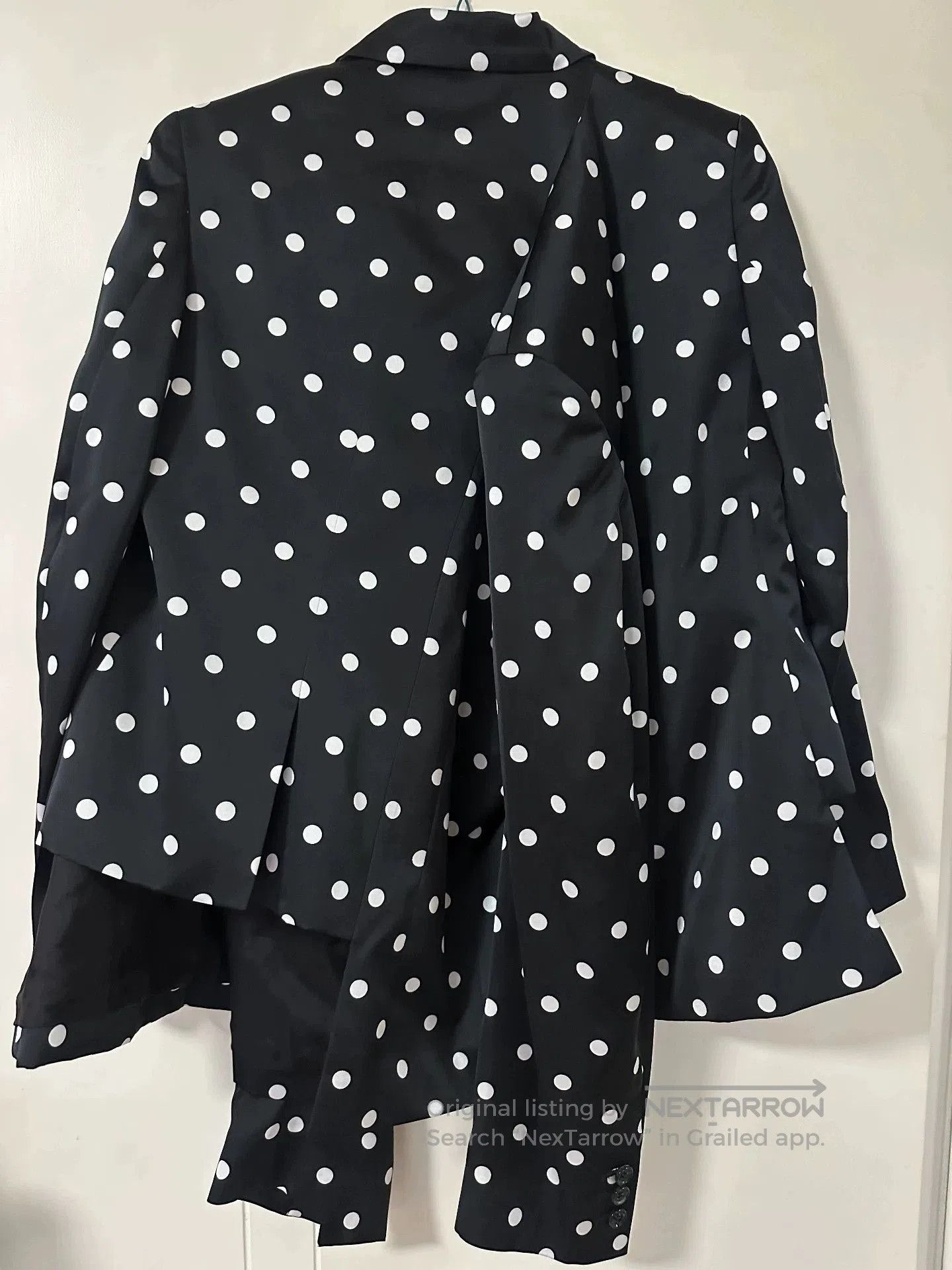 Comme des Garcons CDG Polka Dot Four-Sleeve Blazer. Size US S / EU 44-46 / 1 - 2 Thumbnail