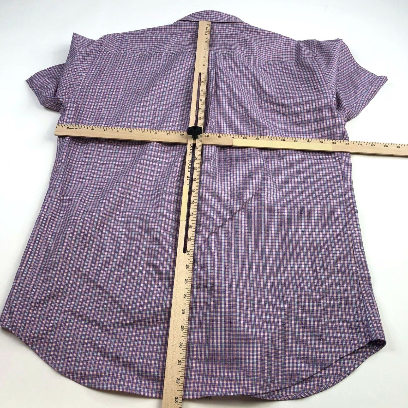 Peter Millar Peter Millar Nanoluxe Mens Shirt Large EUC Button Front Short Sleeve Casual Size US M / EU 48-50 / 2 - 2 Thumbnail