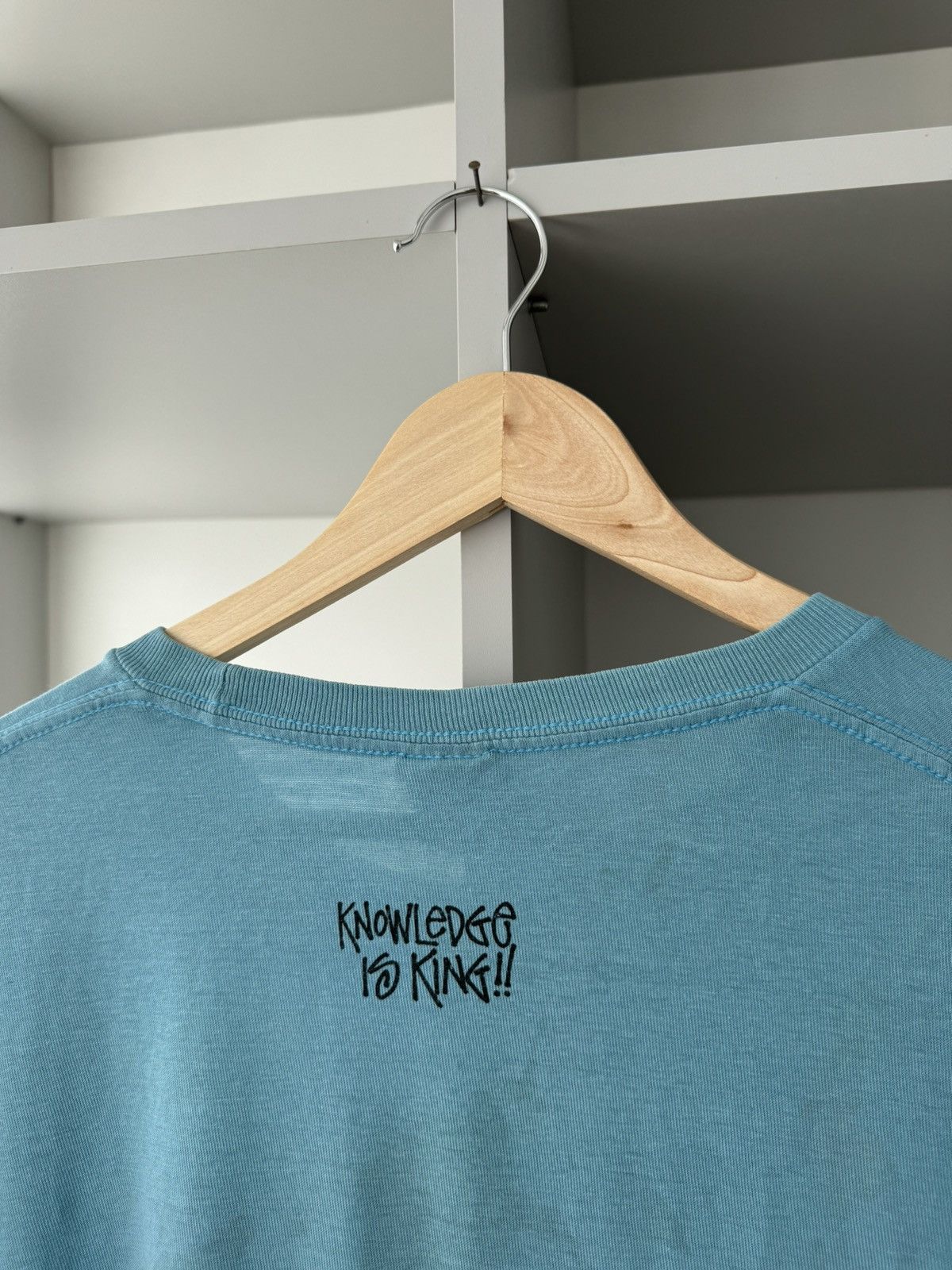 Stussy × Vintage Stussy Vintage Knowledge Is King T-Shirt Size US L / EU 52-54 / 3 - 8 Thumbnail