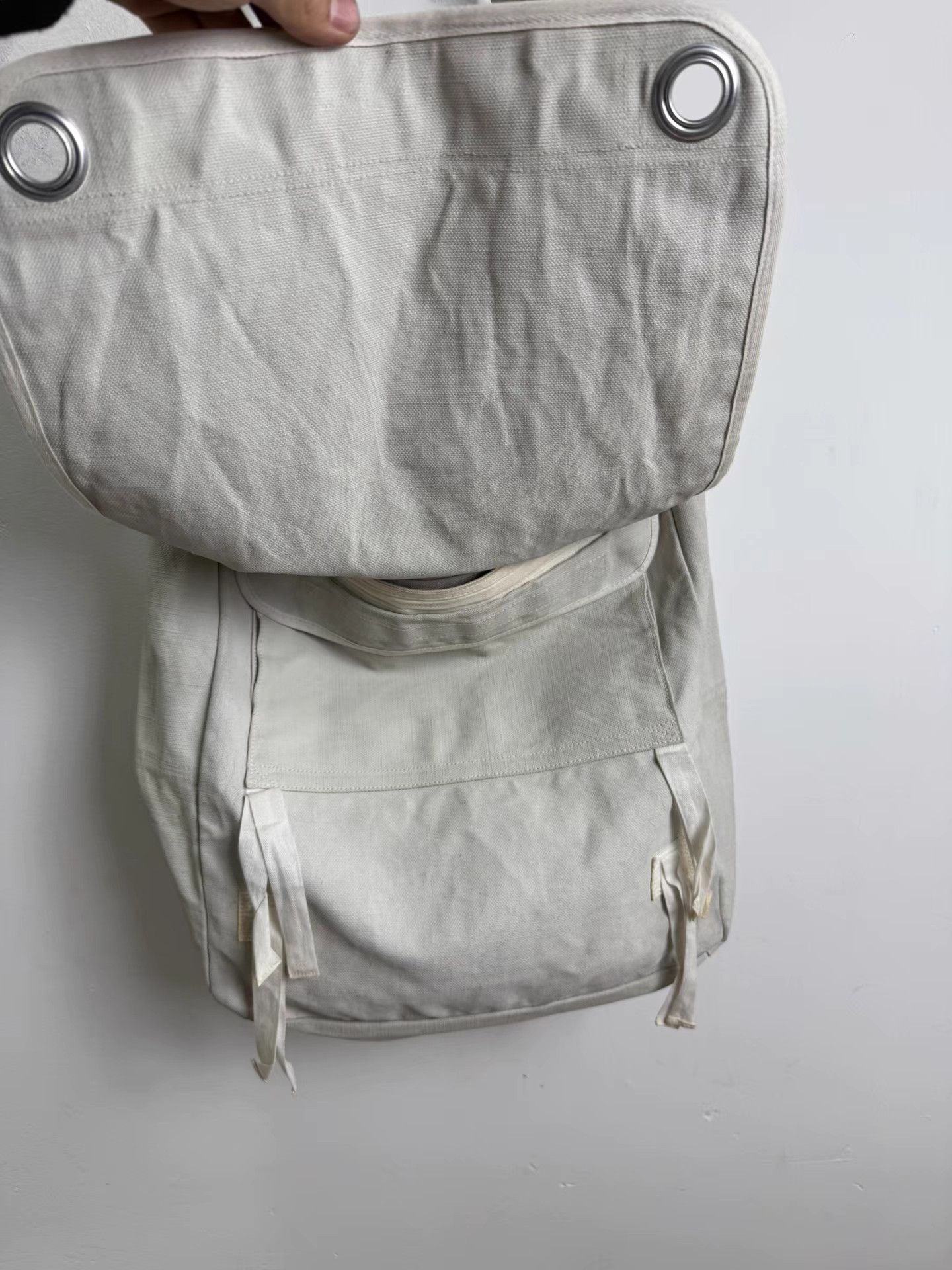 Dries Van Noten Dries van noten 90S Waxed Denim Messenger Bag K20 Size ONE SIZE - 3 Thumbnail