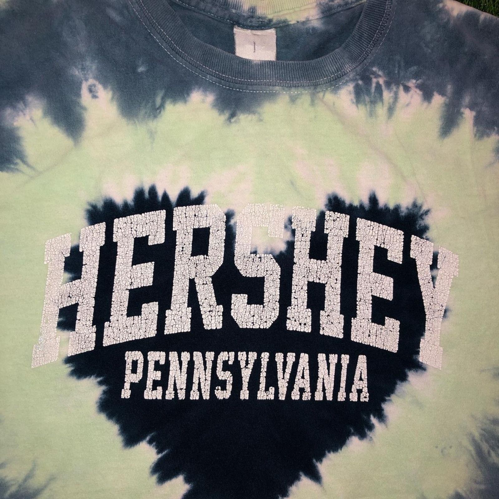 Gildan Retro Tie Dye Hershey Pennsylvania Graphic Tee Size US S / EU 44-46 / 1 - 3 Thumbnail