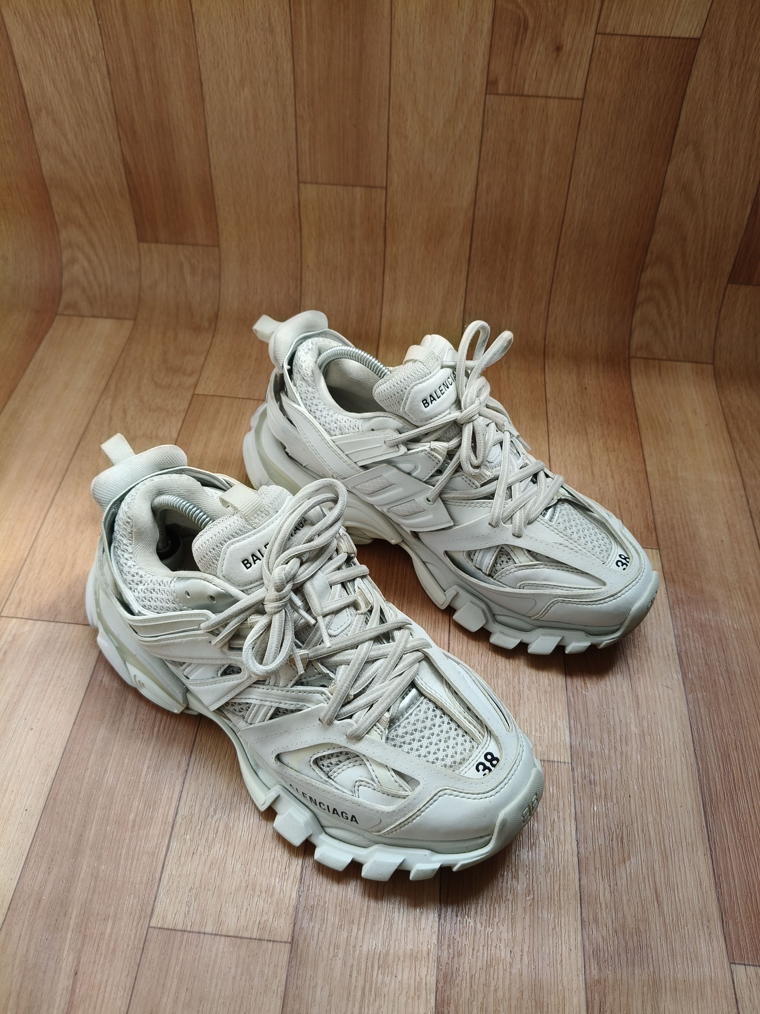 Balenciaga BALENCIAGA TRACK WHITE Size US 8 / IT 38 - 3 Thumbnail