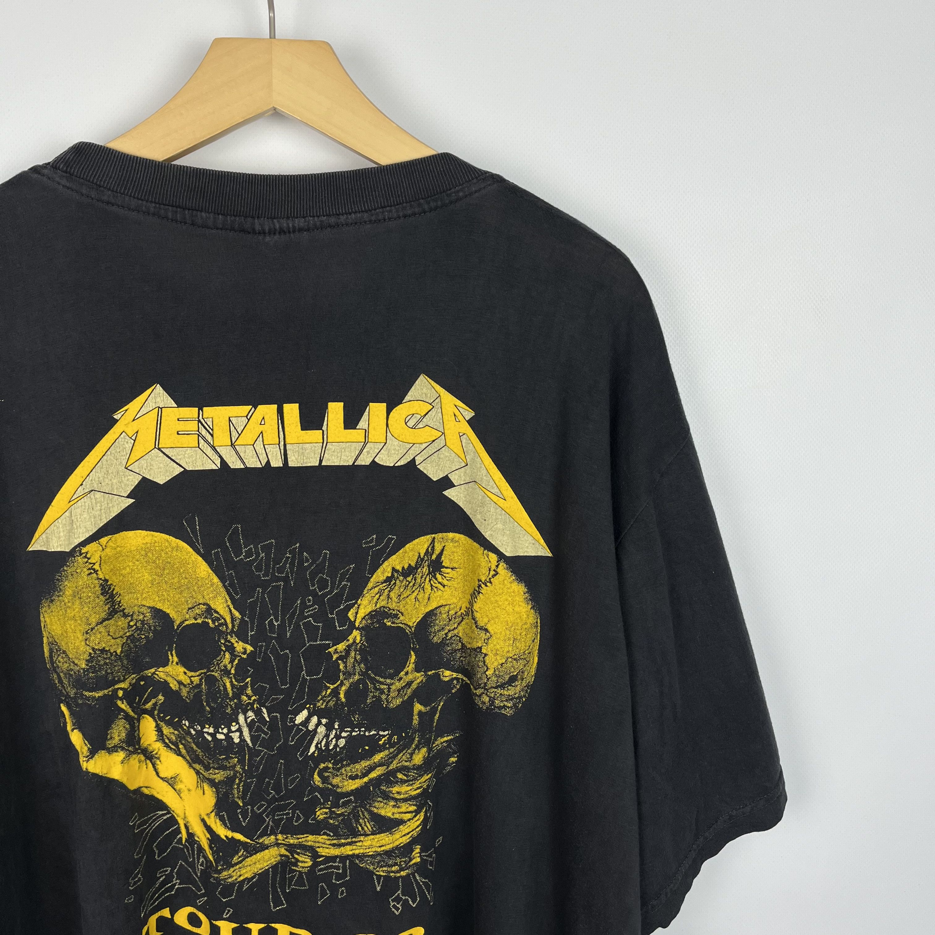 Band Tees Vintage Metallica Pushead Unforgiven Rock Band T Shirt 1993 Size US XL / EU 56 / 4 - 15 Thumbnail