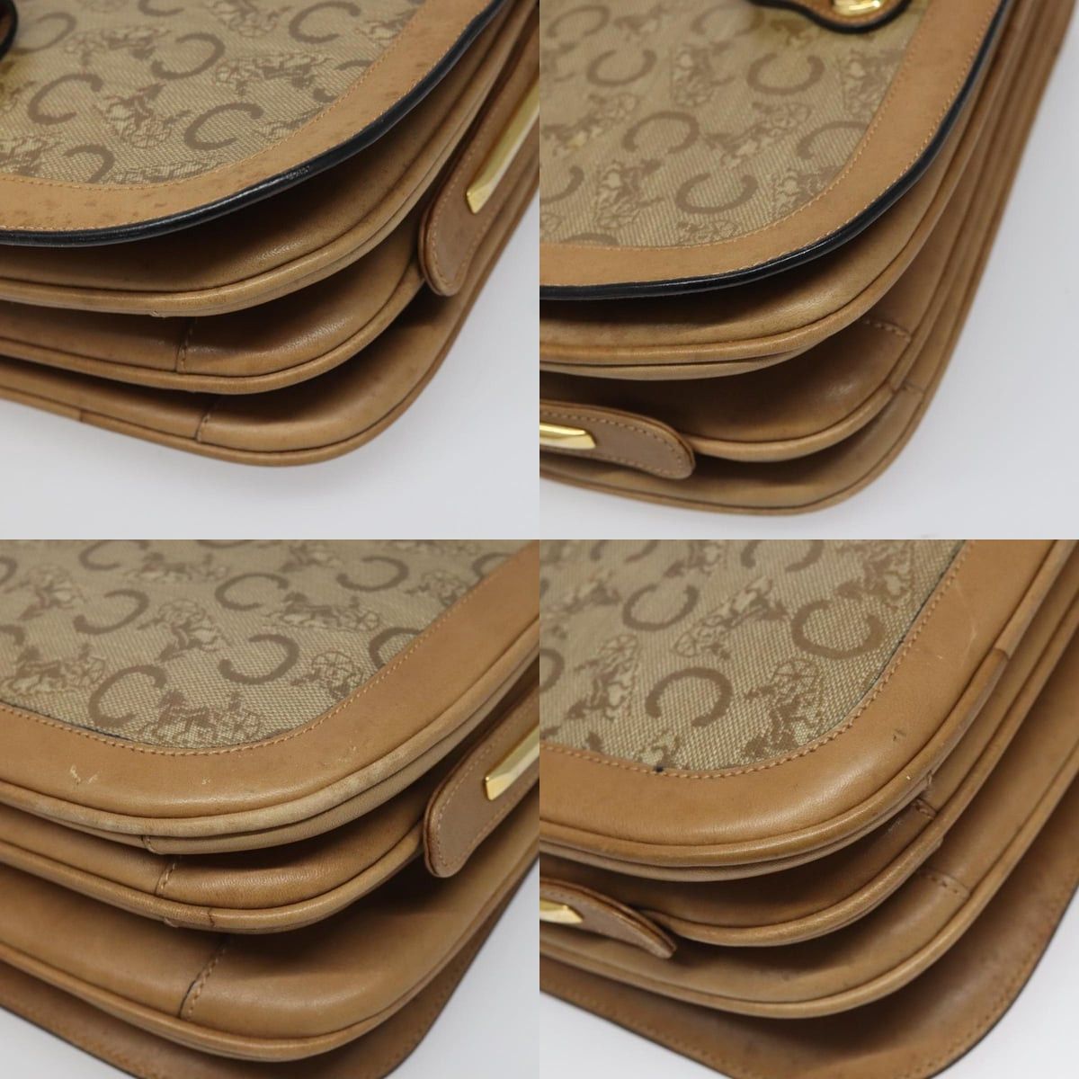 Celine CELINE C Sulky Shoulder Bag Pvc Beige Size ONE SIZE - 10 Thumbnail