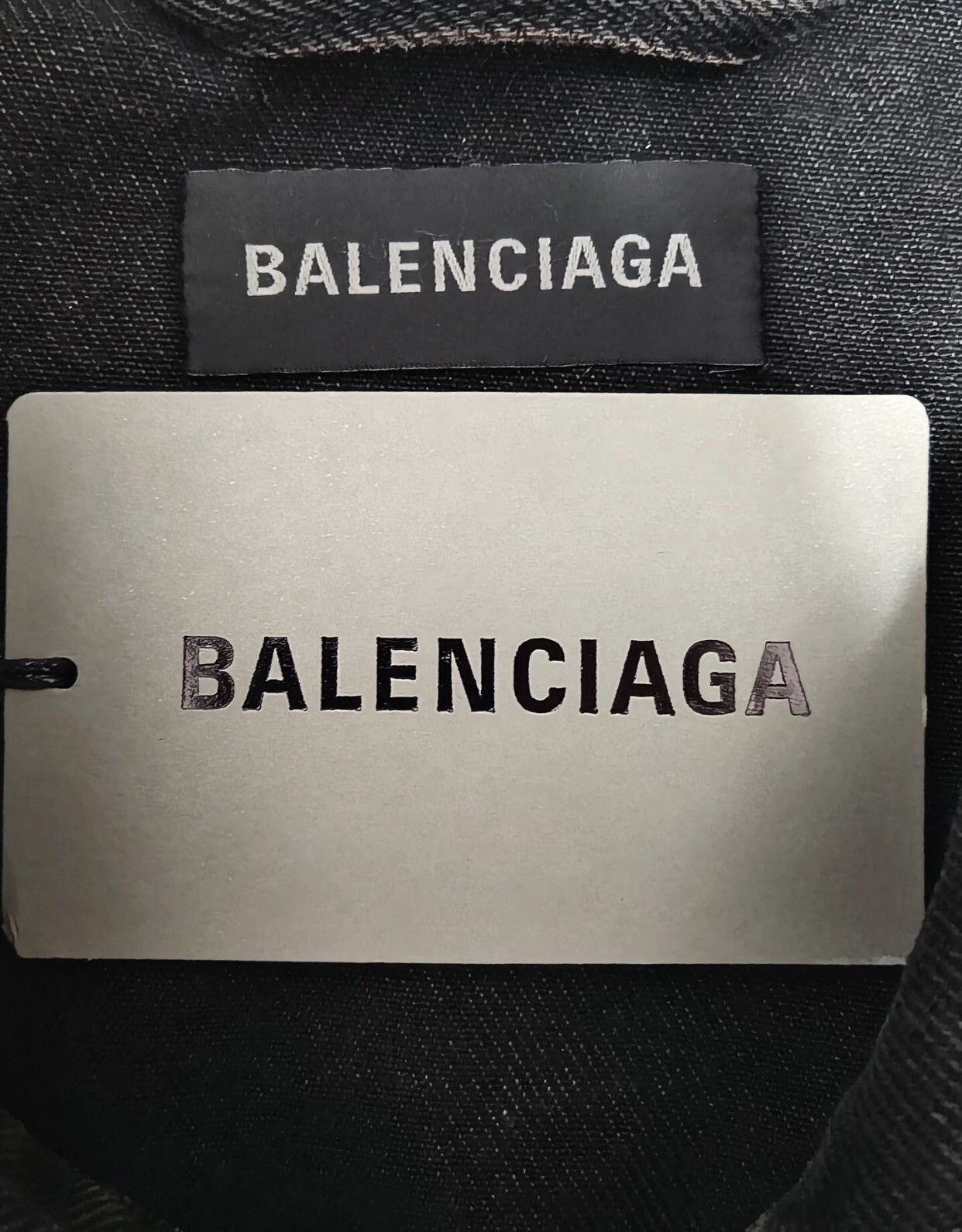 Balenciaga Balenciaga 22ss spray painted double B light denim jacket Size US XS / EU 42 / 0 - 5 Thumbnail