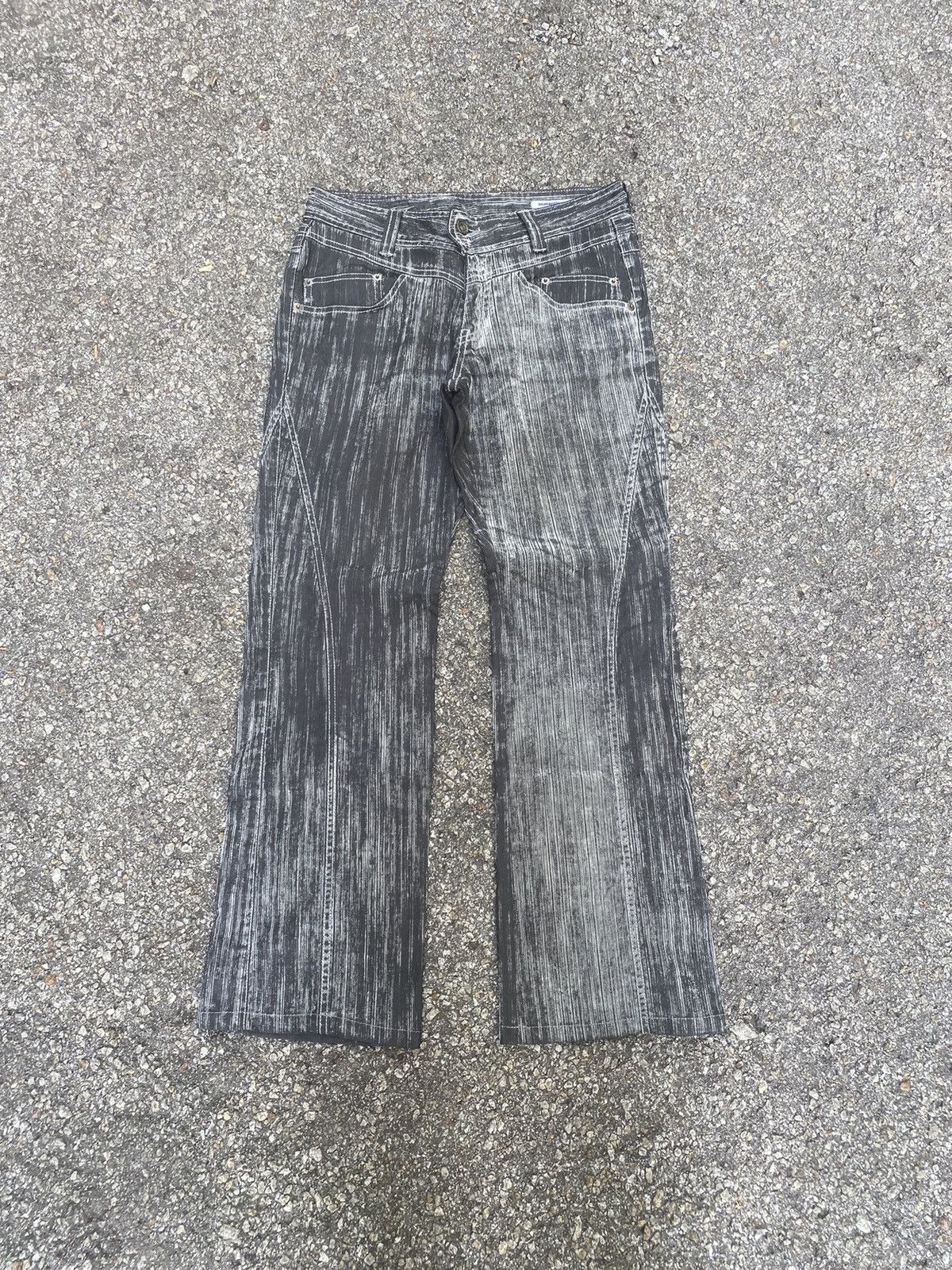 Hysteric Glamour Flare Jeans Semantic Design Low Rise Denim Pants Size US 28 / EU 44 - 1 Thumbnail