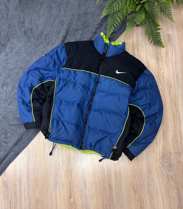 Nike 00s Vintage Nike Acg Retro Puffer Jacket Swoosh Logo Back