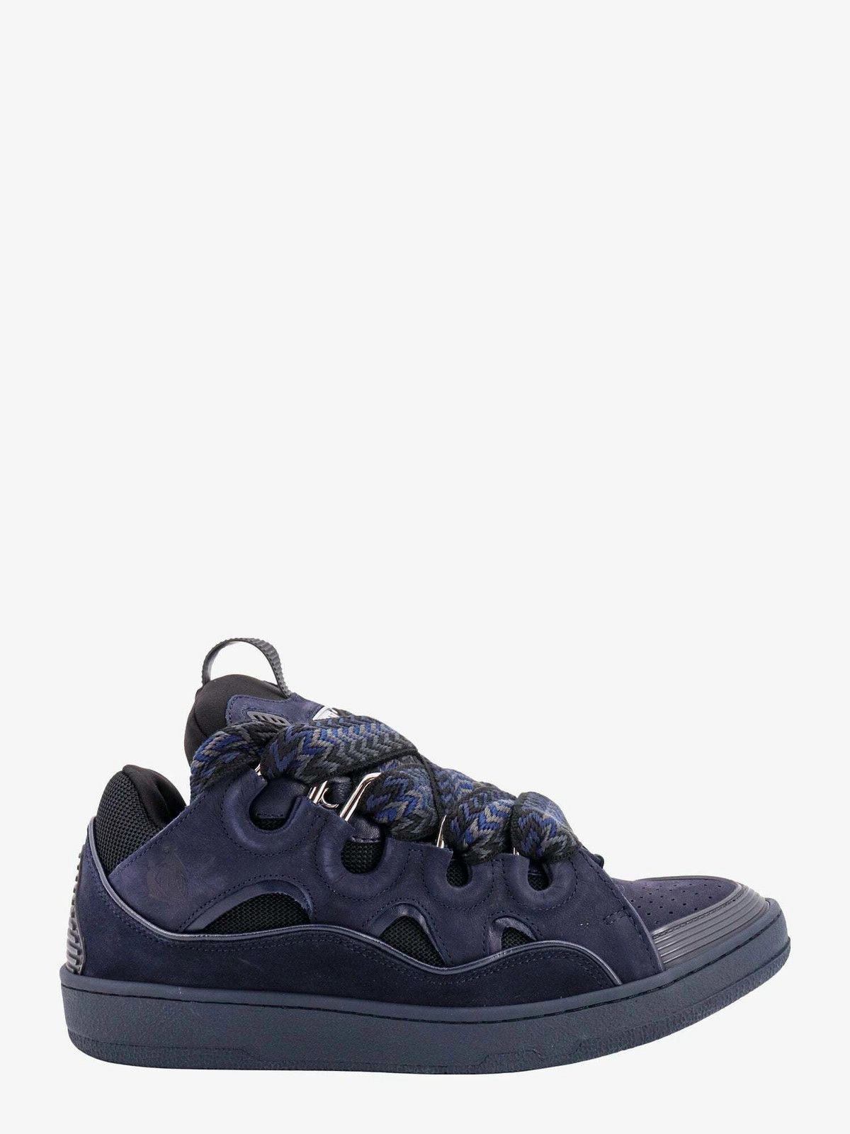 Lanvin o1w1db10125 Curb Lace Up Sneakers in Blue Size US 9 / EU 42 - 1 Thumbnail