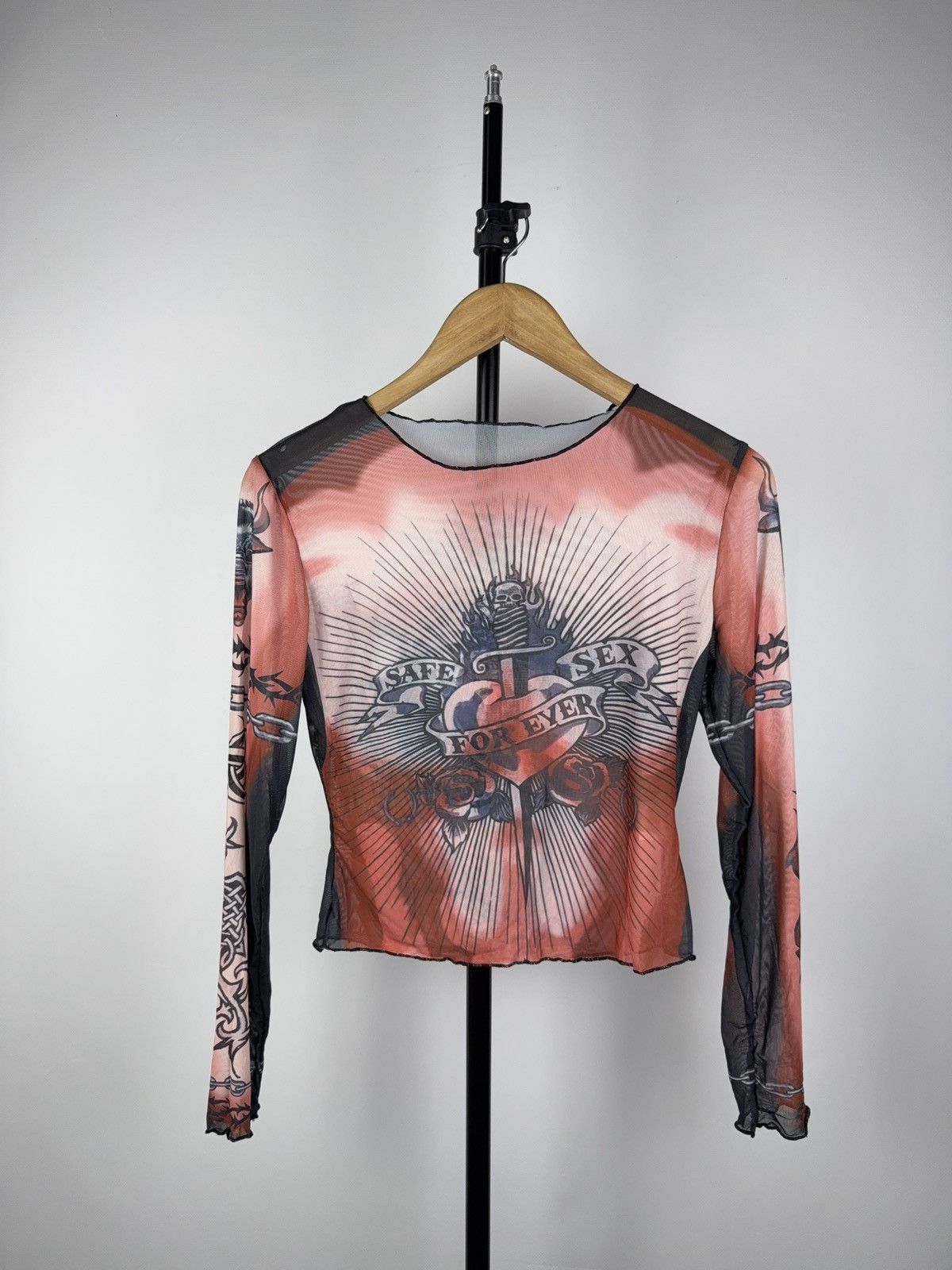 STYLE ❗️Save The Queen Jean Paul Gaultier Mesh Top Blouses