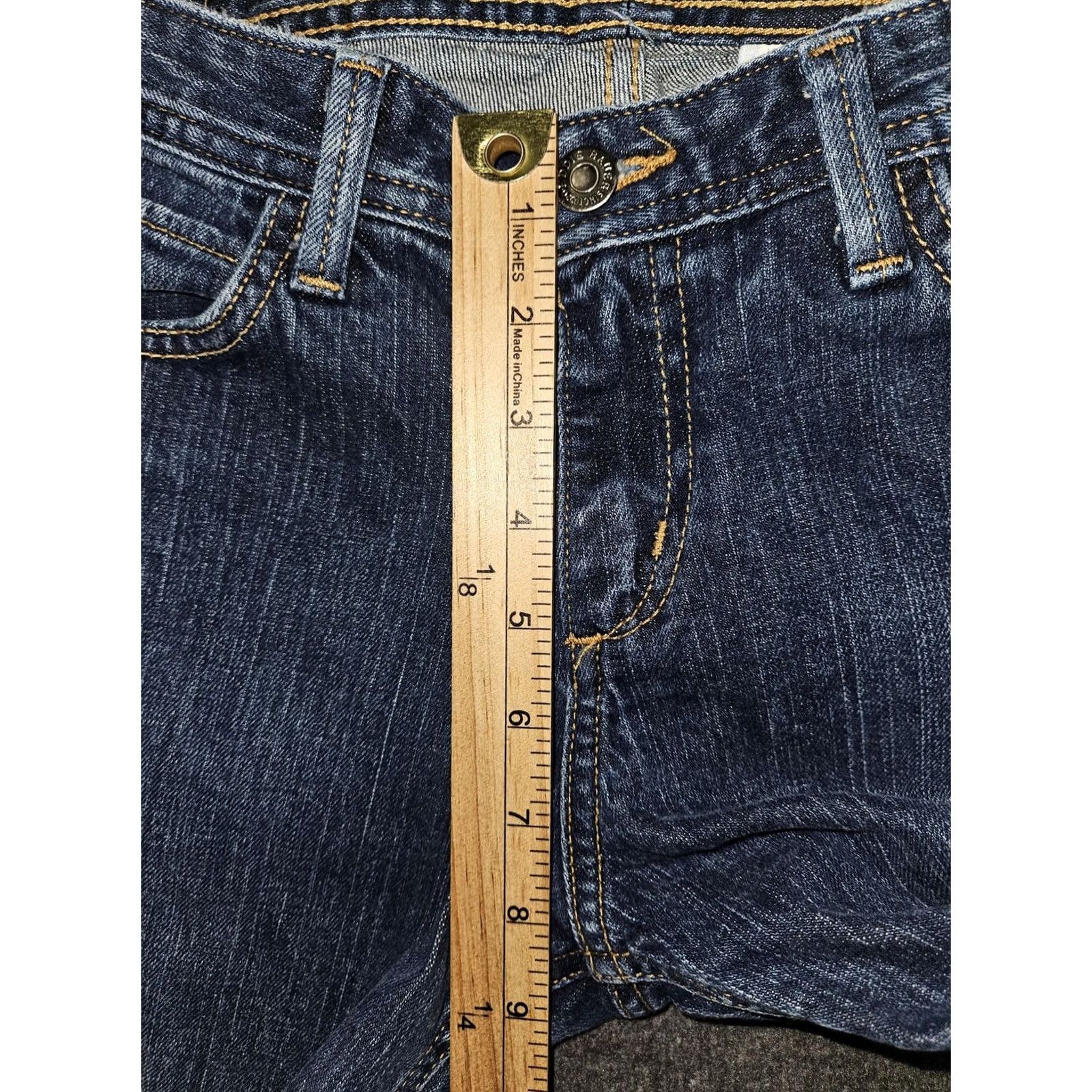 Eddie Bauer VINTAGE Eddie Bauer Jeans Womens 4 Blue Classic Boot Cut Denim Stretch Mid Rise Fall 07 Size 27" / US 4 / IT 40 - 6 Thumbnail