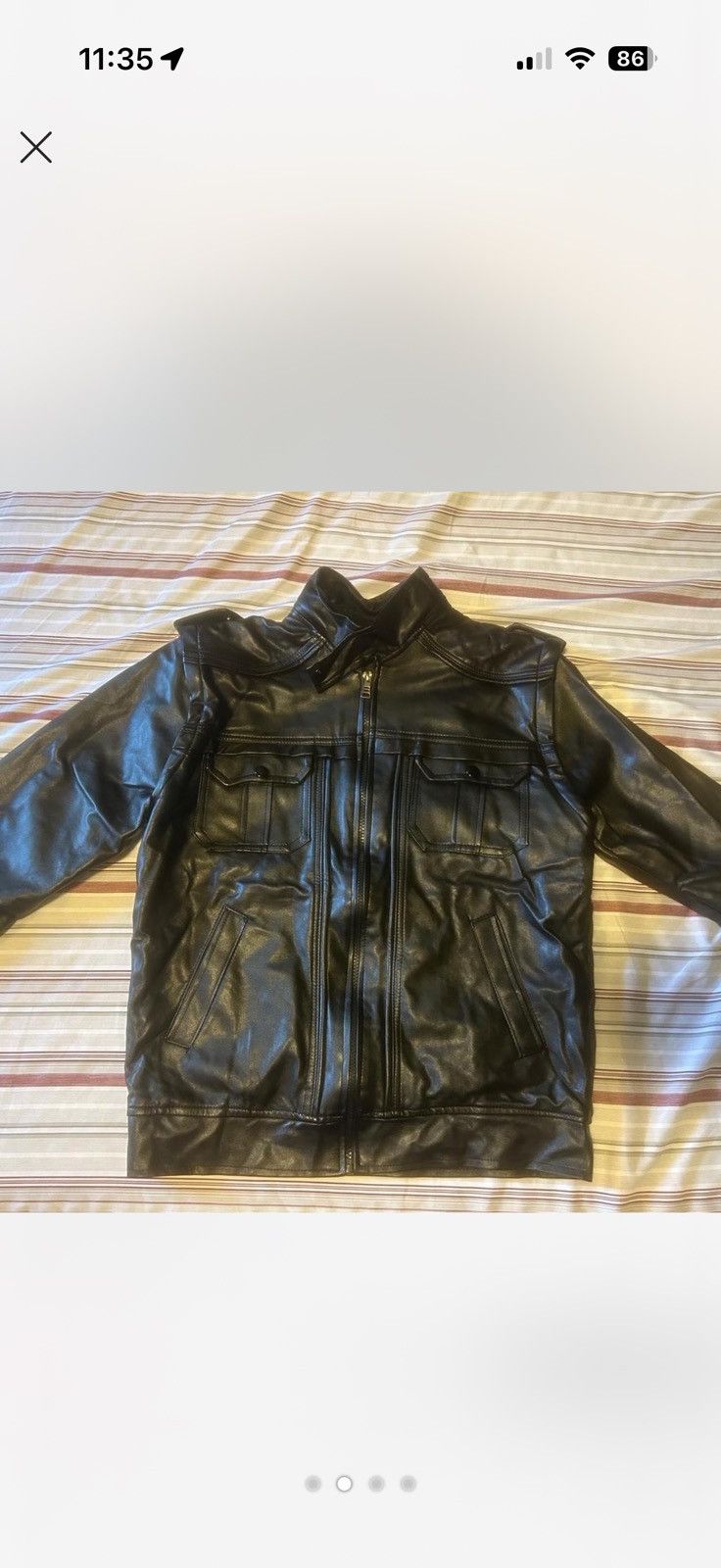Dolce & Gabbana Dolce and Gabanna black leather jacket Size US M / EU 48-50 / 2 - 2 Thumbnail