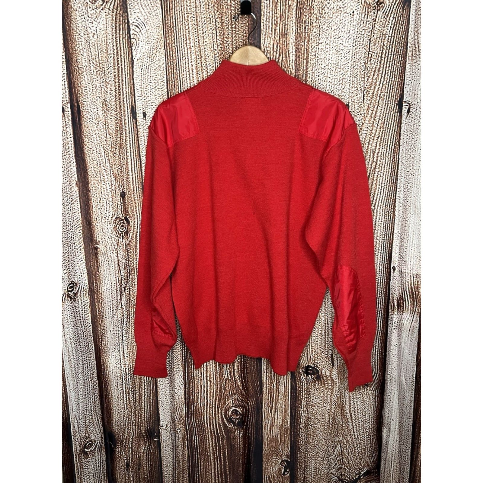 Vintage VINTAGE L.L. Bean Sweater Fisherman Wool High Trek Mens XL Red USA Pullover Heavyweight Knit Size US XL / EU 56 / 4 - 4 Thumbnail