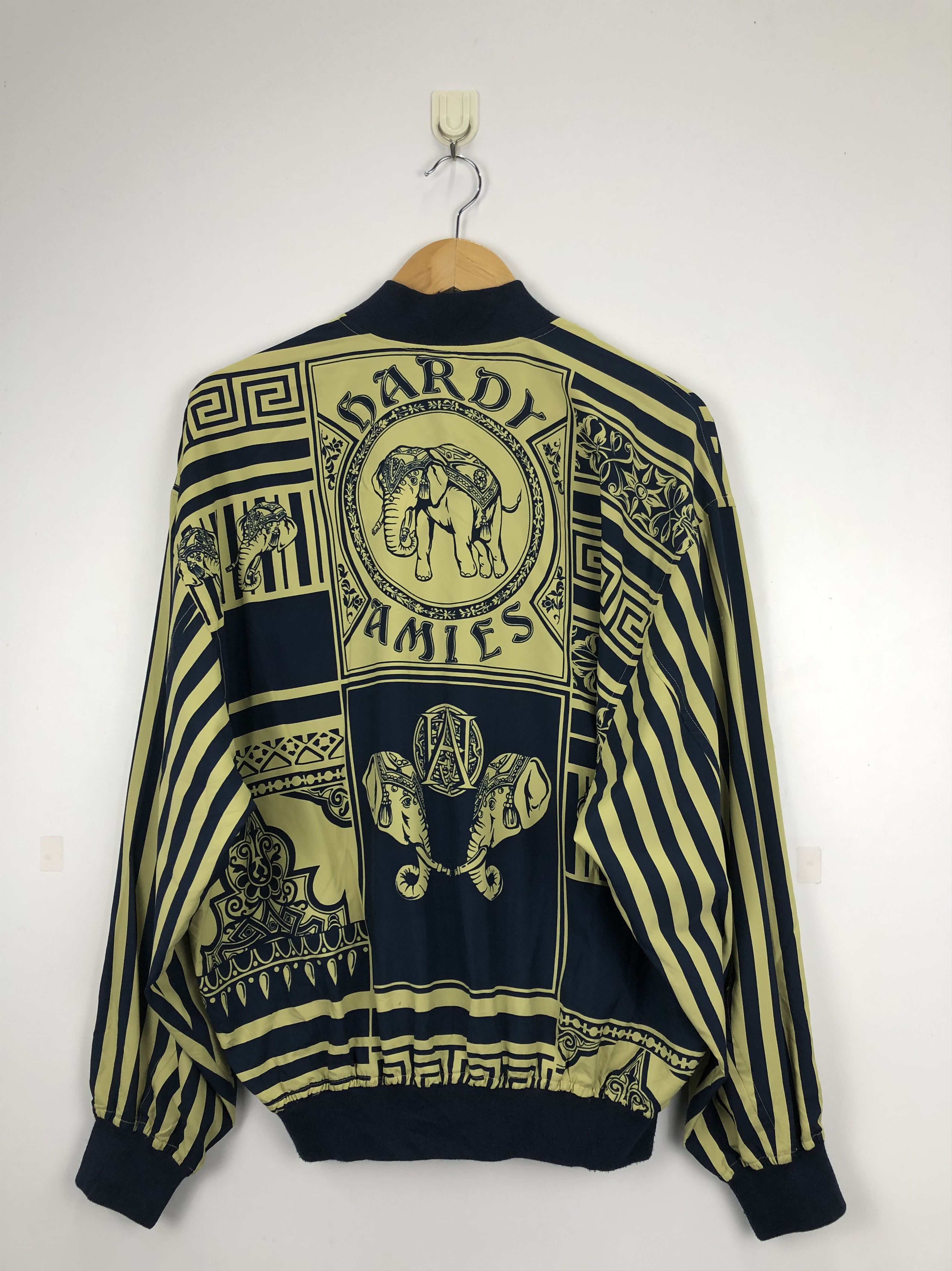Hardy Amies Vintage Hardy Amies Silk Fullprinted Jacket Size US L / EU 52-54 / 3 - 3 Thumbnail