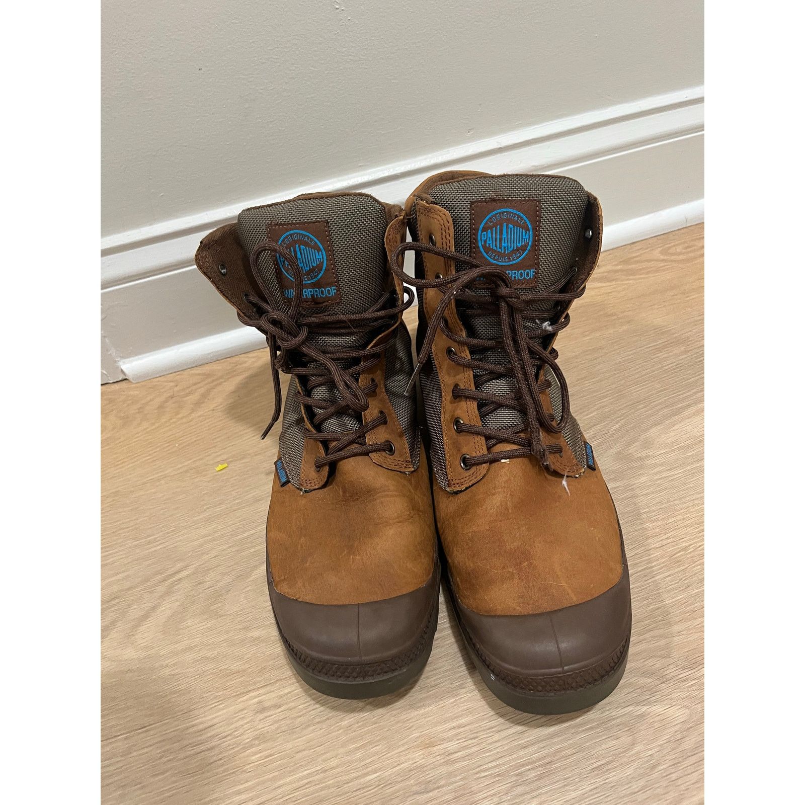 Palladium Palladium Pampa Hi Tan Brown Boots sz 10.5 Size US 10.5 / EU 43-44 - 3 Thumbnail