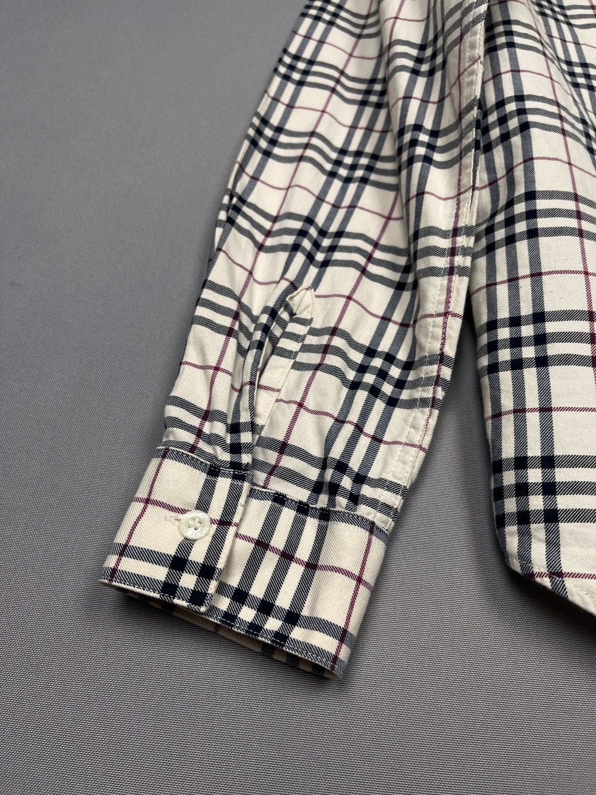 Burberry × Designer BURBERRY Y2K Nova Check Shirt Size M / US 6-8 / IT 42-44 - 10 Thumbnail
