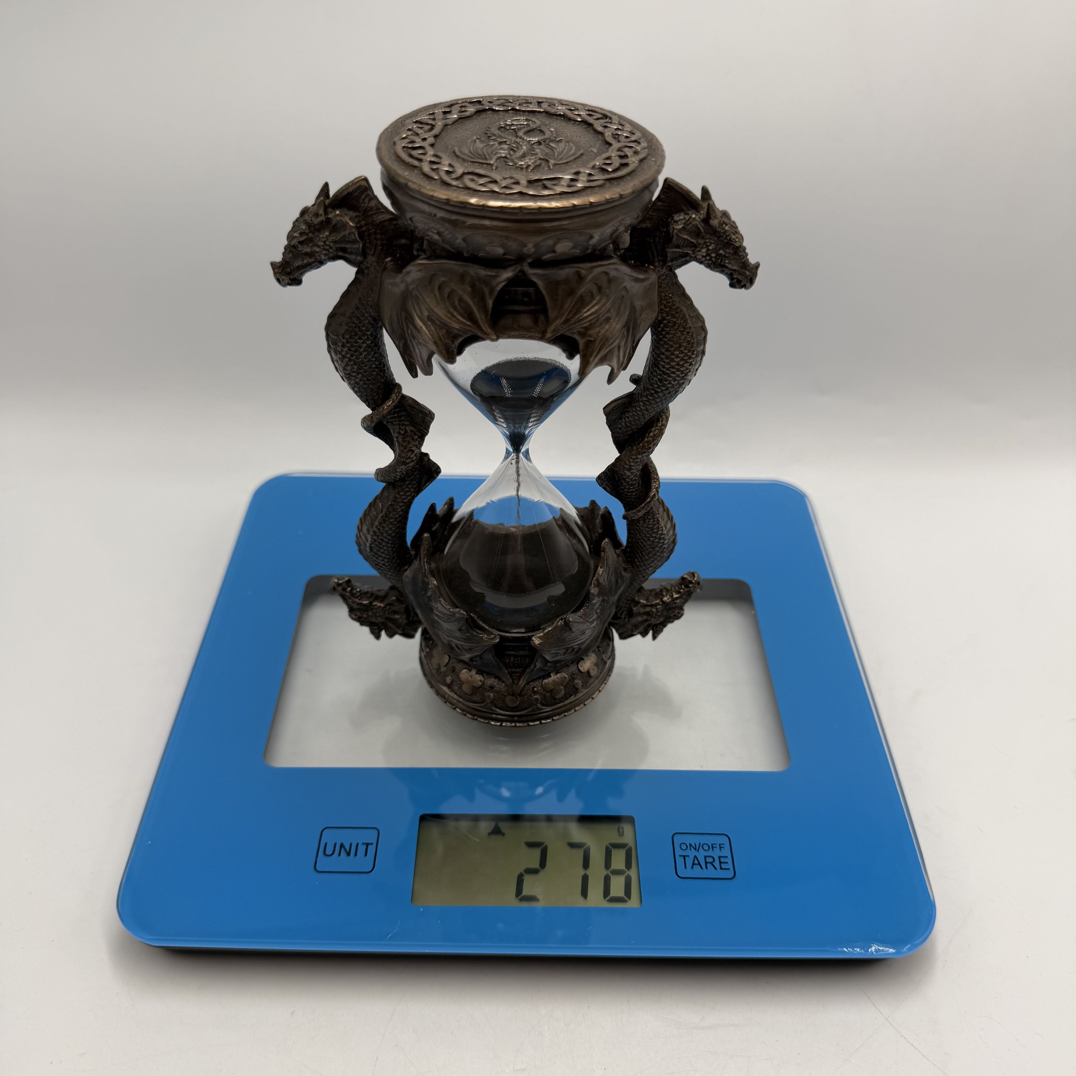 Other Dragon Hourglass Bronze Finish Polystone Sand Timer Size ONE SIZE - 5 Thumbnail