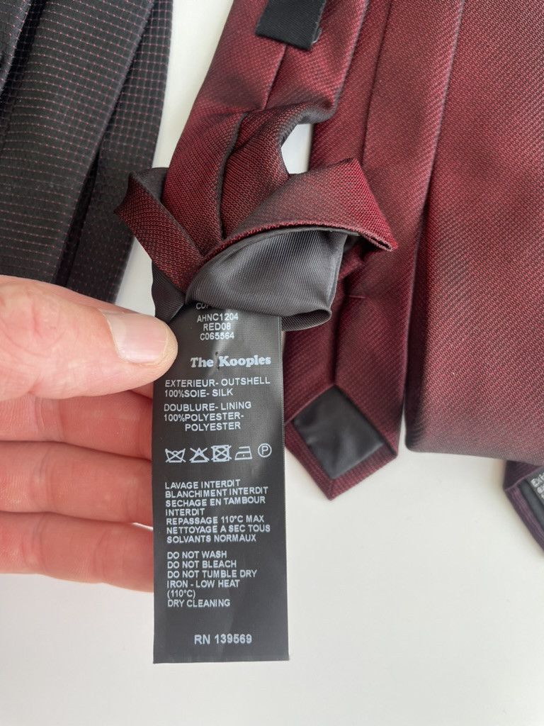 The Kooples The Kooples Skinny Silk Tie Set x6 Size ONE SIZE - 13 Thumbnail