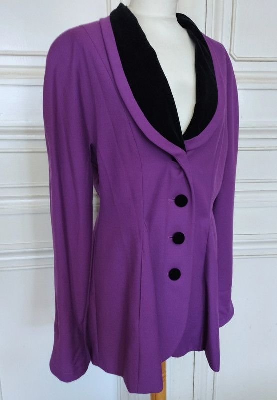 Karl Lagerfeld Karl Lagerfeld Veste Longue Laine Lin Velours T XL Size XL / US 12-14 / IT 48-50 - 5 Thumbnail