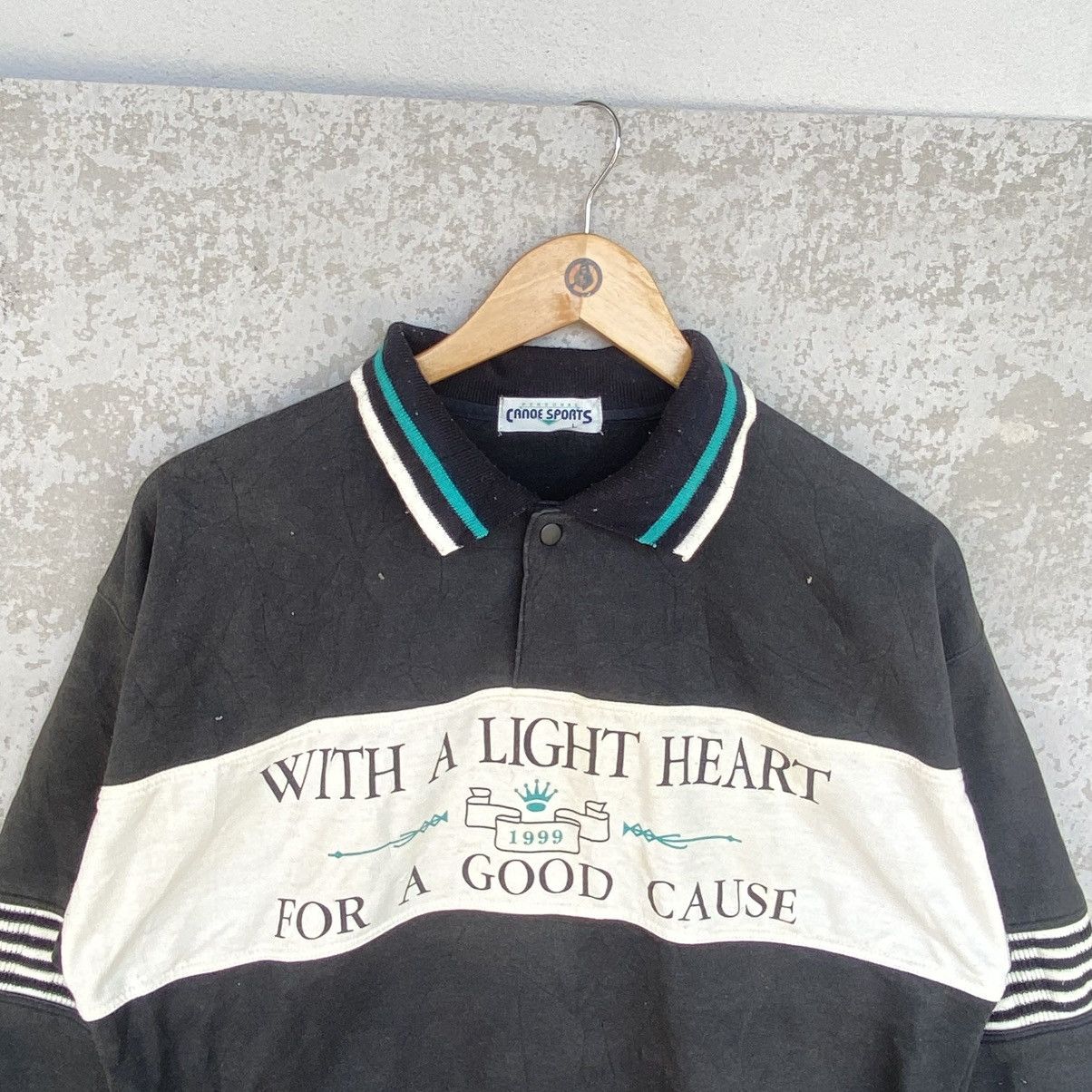 Other Vintage Canoe Sports Printed Crewneck Sweatshirt Black Size US L / EU 52-54 / 3 - 4 Thumbnail
