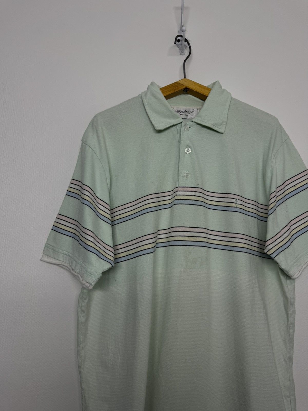 Yves Saint Laurent Vintage Luxury Yves Saint Laurent YSL Polo Shirt vintage Size US L / EU 52-54 / 3 - 6 Thumbnail