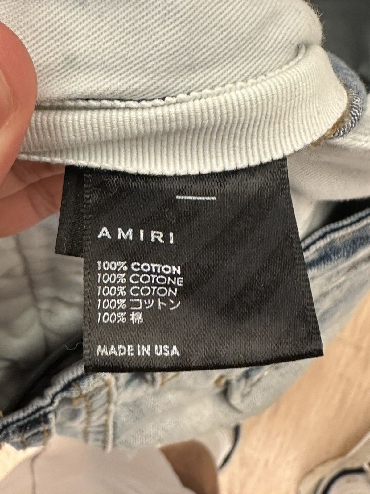 Amiri Amiri M65 Cargo Kick Flare Jeans Size - 31 Size US 31 - 9 Thumbnail
