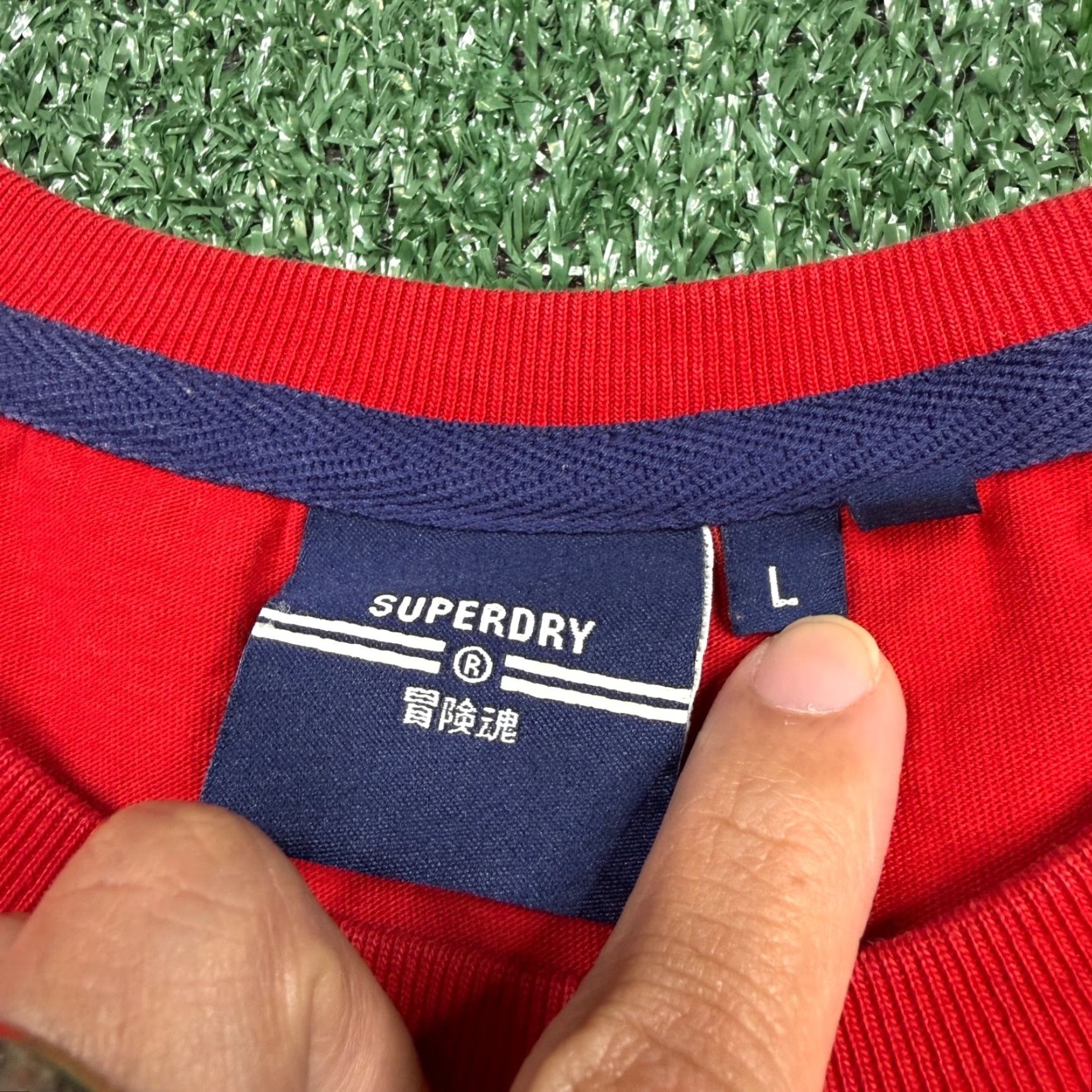 Superdry Superdry T Shirt Men's L Red Short Sleeve Crew Neck Cotton Casual Tee Size US L / EU 52-54 / 3 - 2 Thumbnail